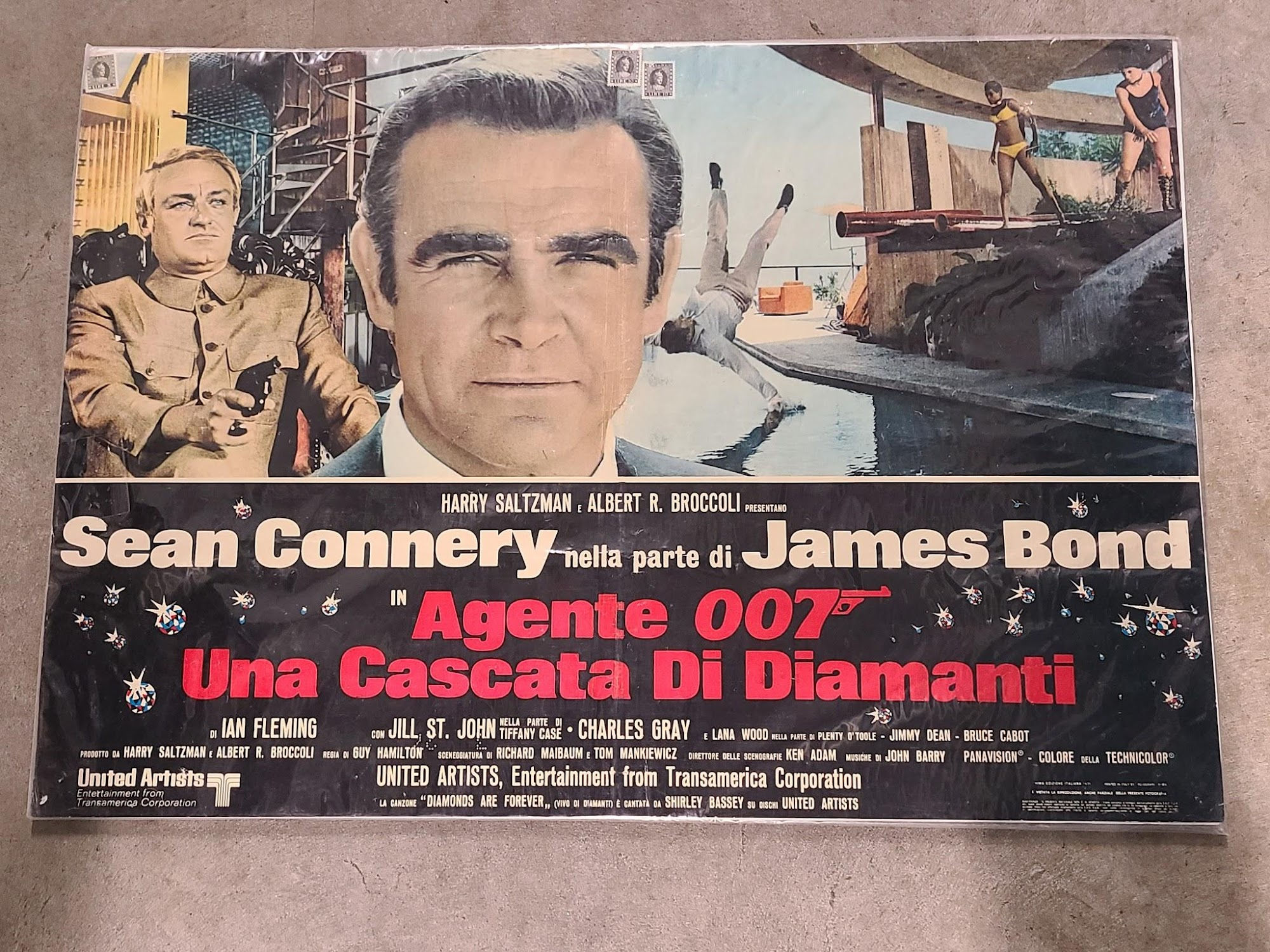 Diamonds Are Forever 1971 Fotobusta