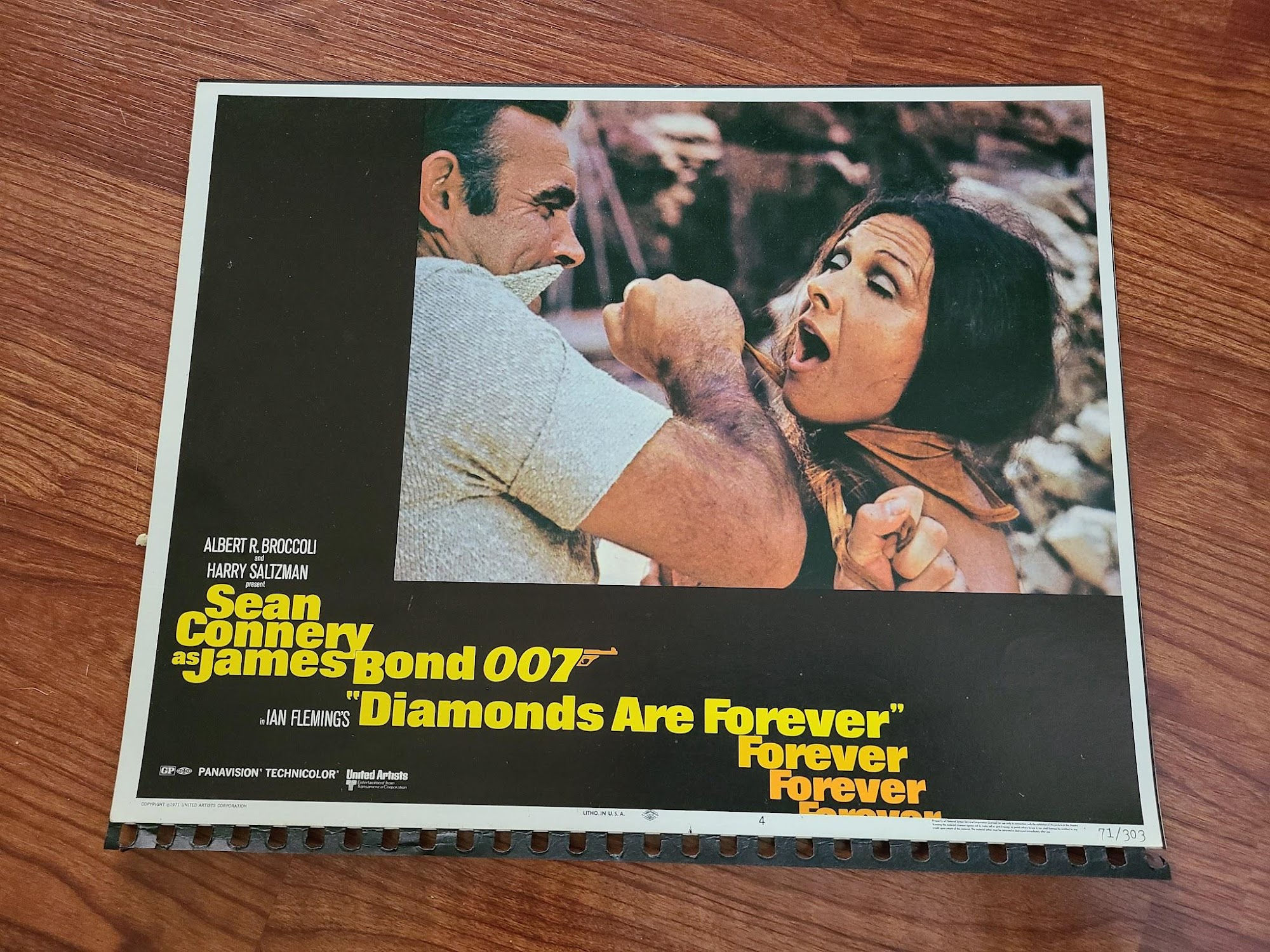 Diamonds Are Forever 1971 General Lobby Cards