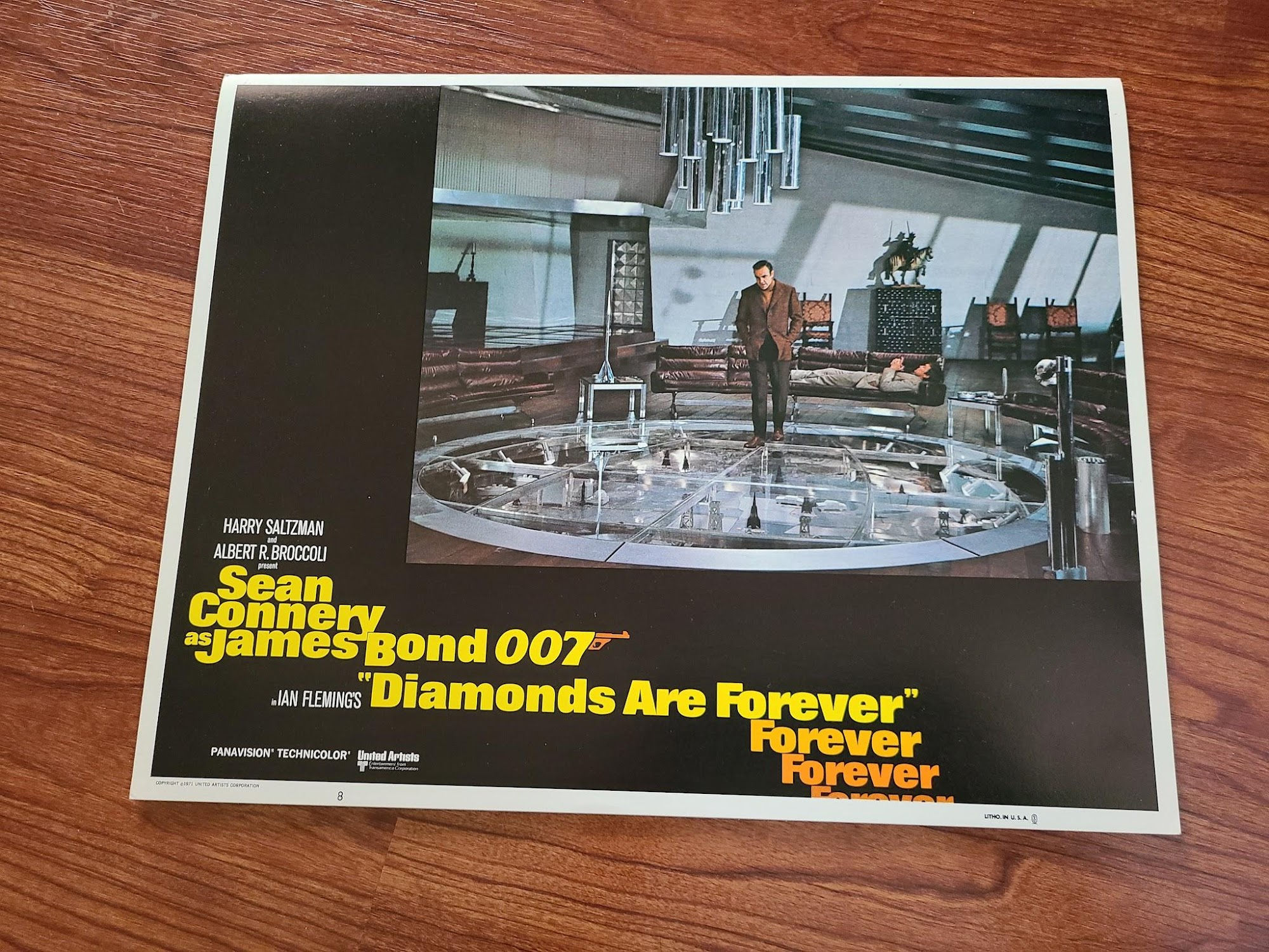 Diamonds Are Forever 1971 General Lobby Cards