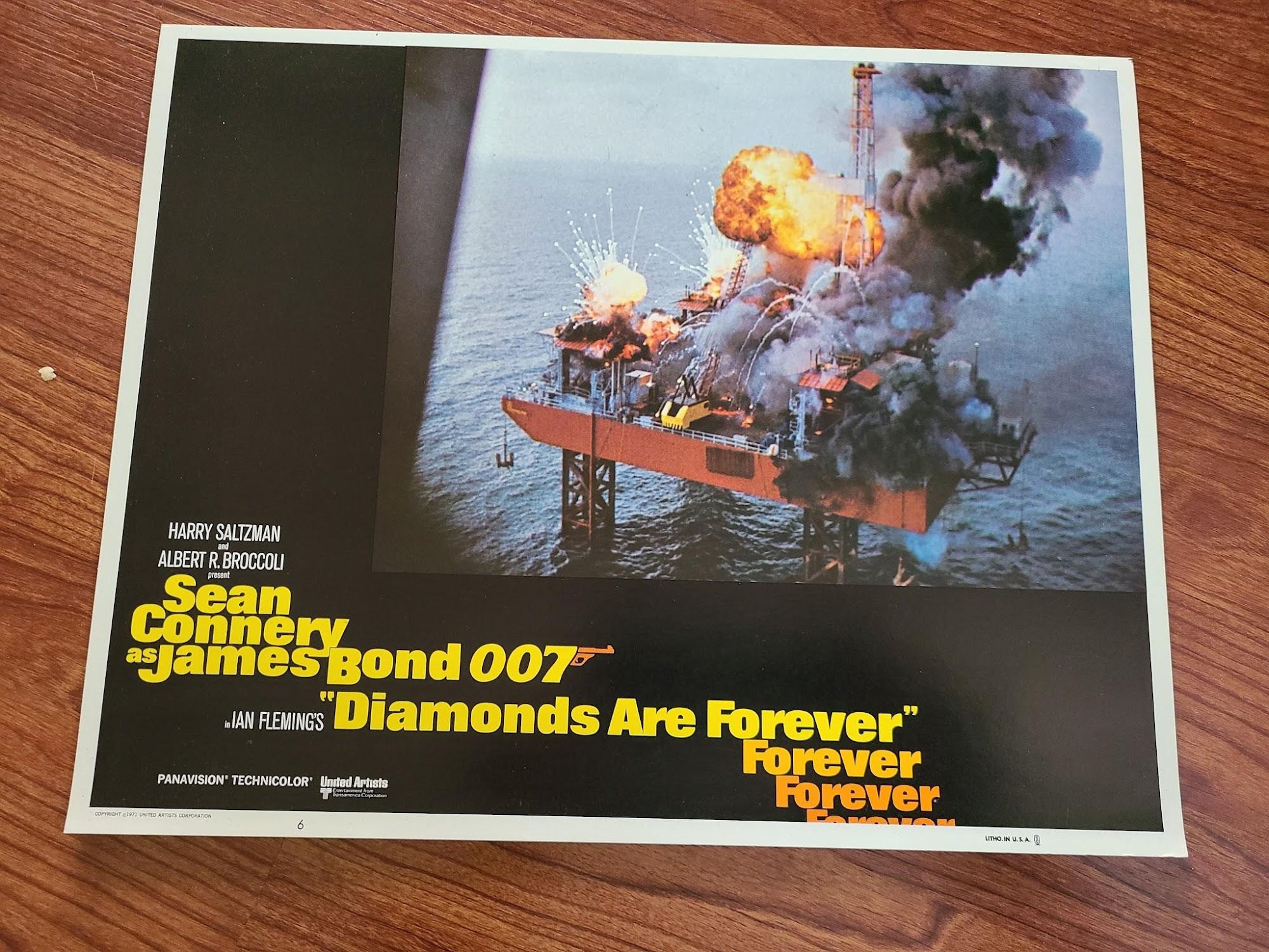Diamonds Are Forever 1971 General Lobby Cards
