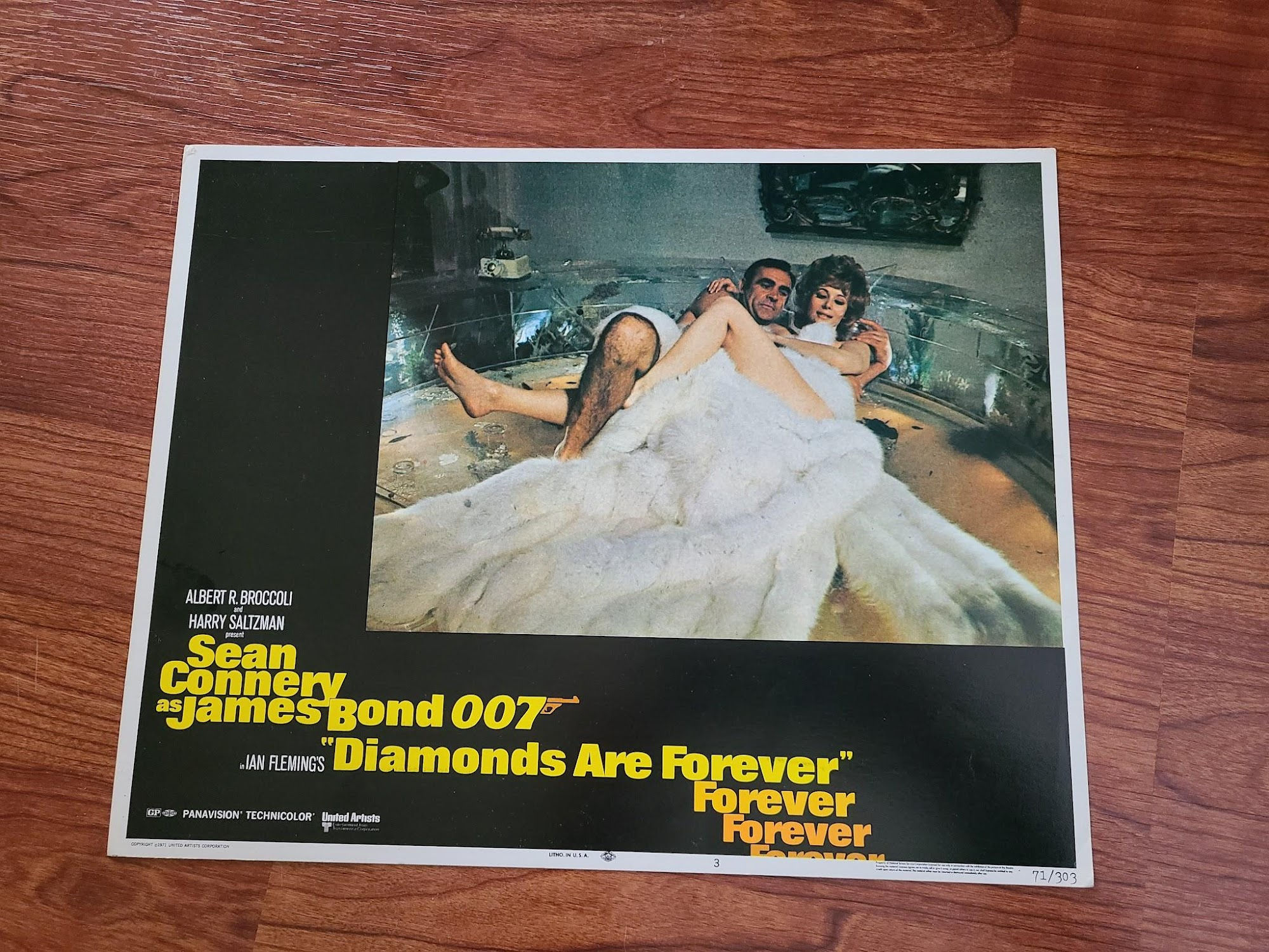 Diamonds Are Forever 1971 General Lobby Cards