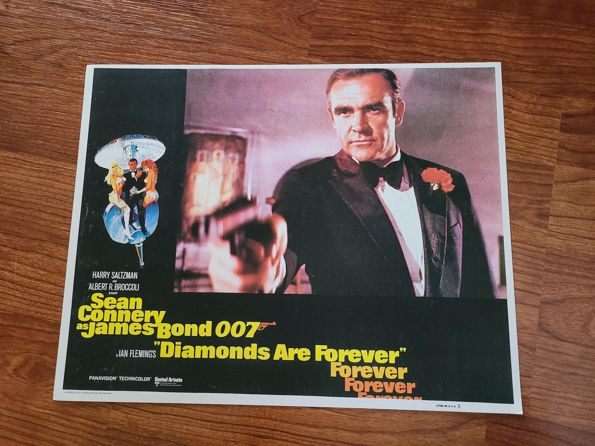 Diamonds Are Forever 1971 General Lobby Cards