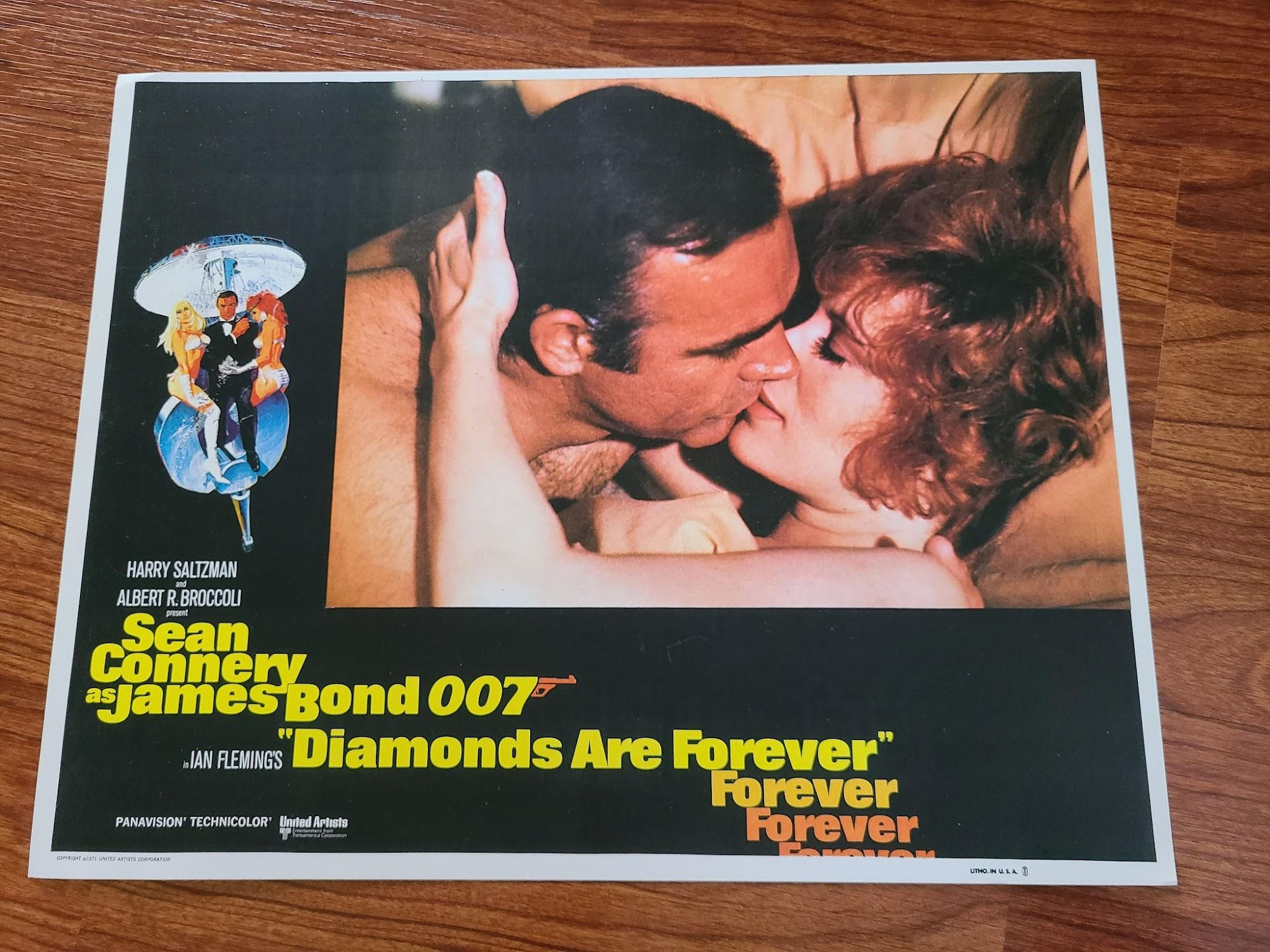 Diamonds Are Forever 1971 General Lobby Cards