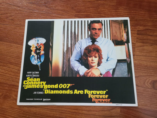 Diamonds Are Forever 1971 General Lobby Cards