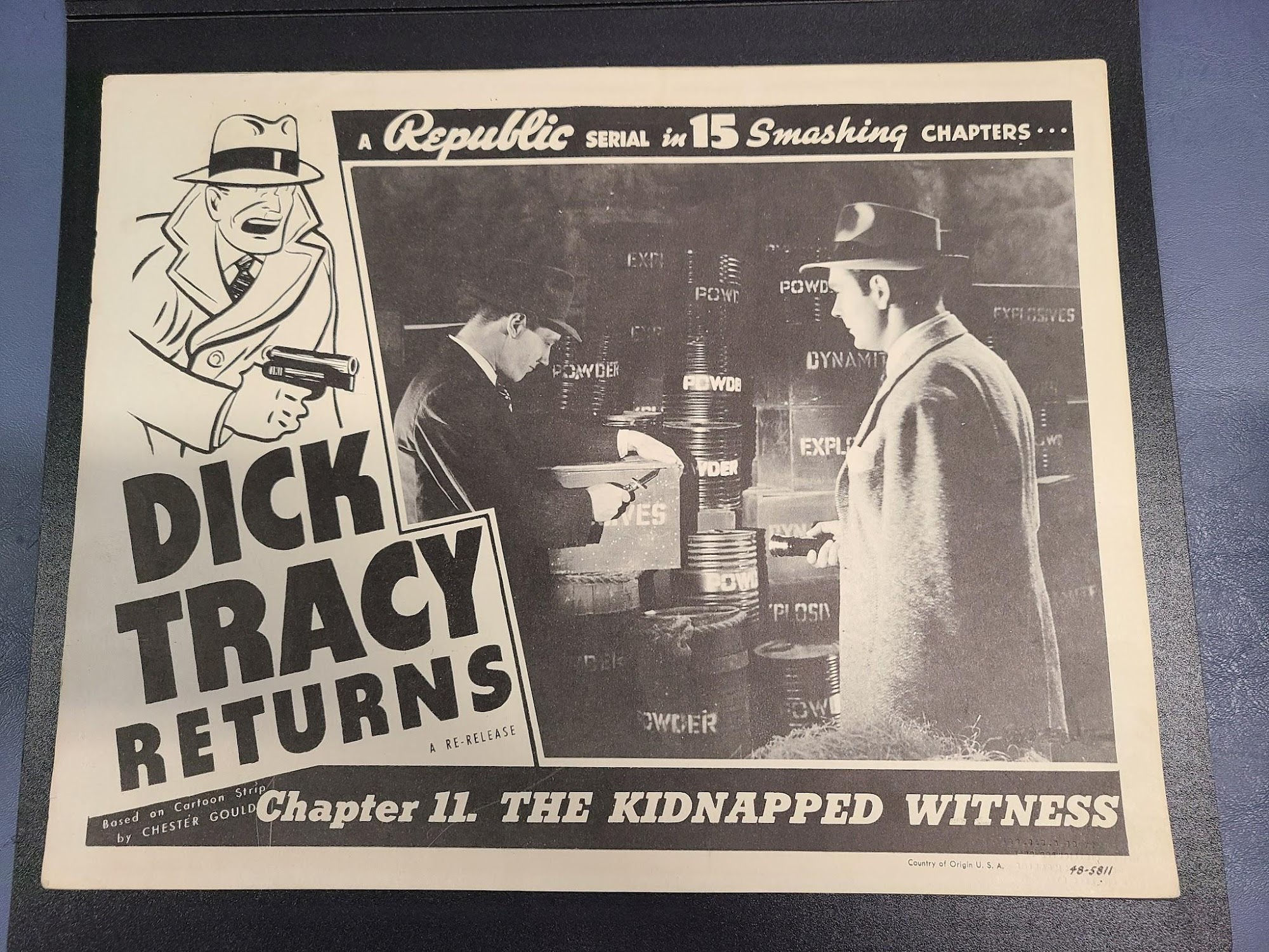 Dick Tracy Returns 1938 Serial Lobby Cards