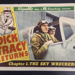 Dick Tracy Returns 1938 Serial Lobby Cards
