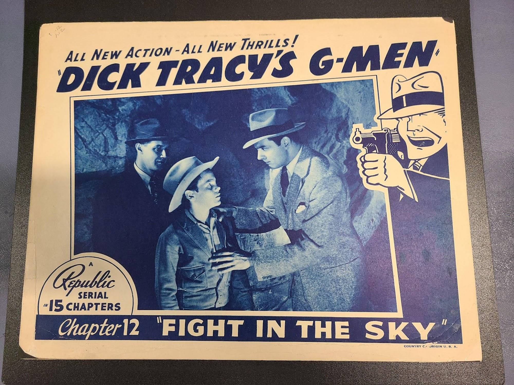 Dick Tracy's G-Men 1939 Serial Lobby Cards