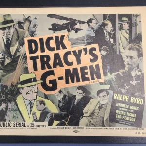 Dick Tracy's G-Men 1939 Serial Lobby Cards