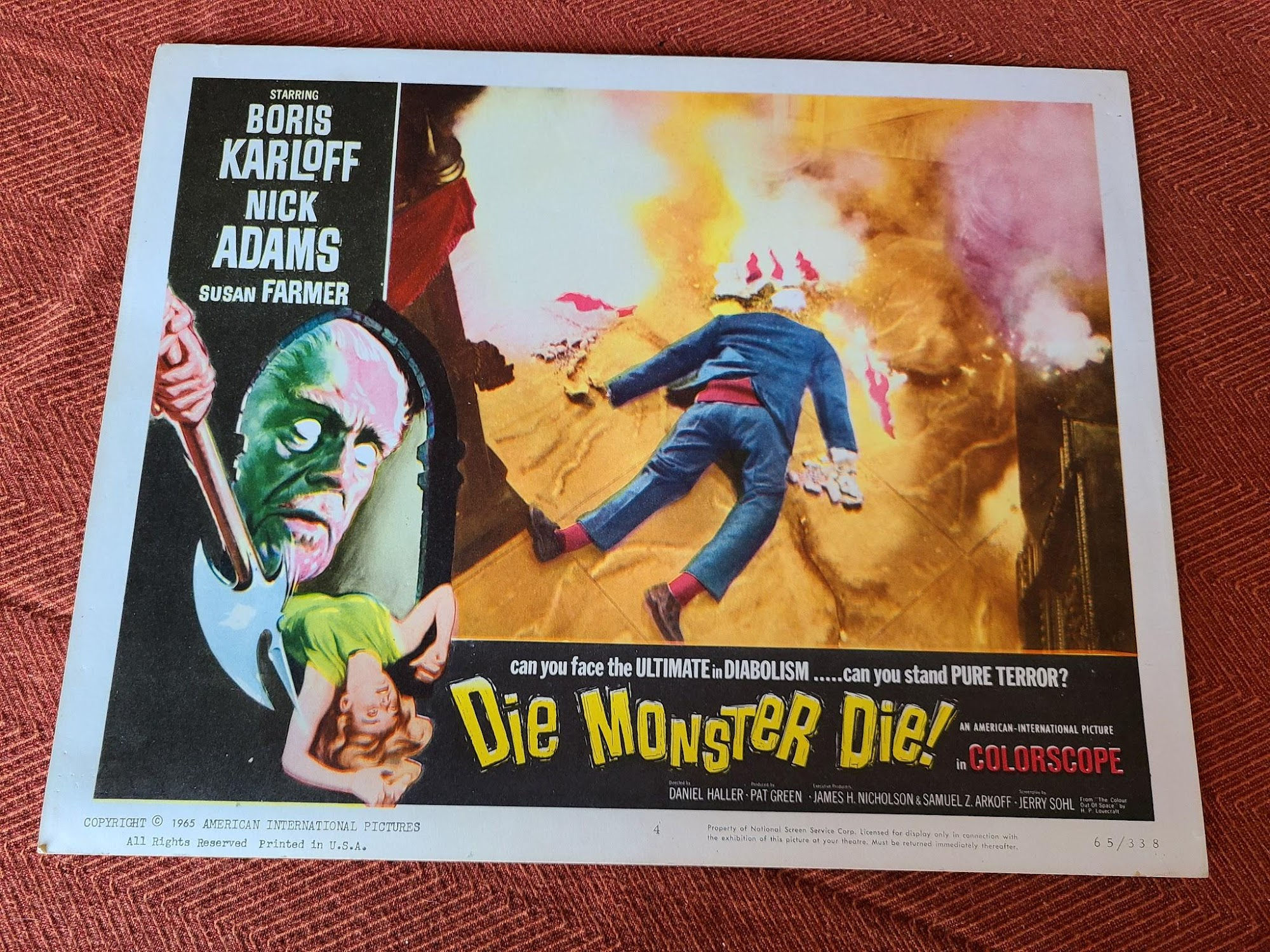 Die Monster Die 1965 Scifi/Horror