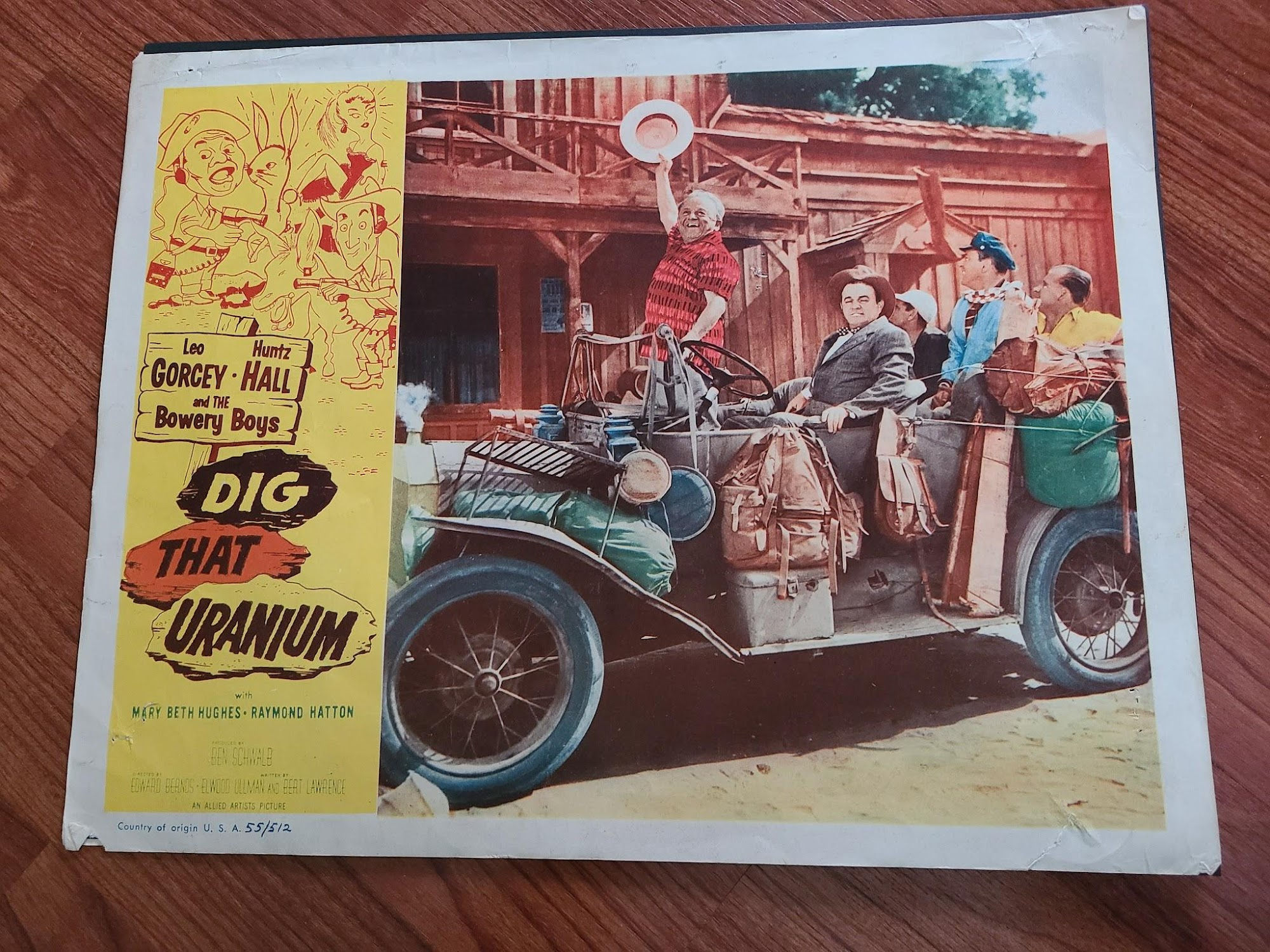 Dig That Uranium 1955 General Lobby Cards