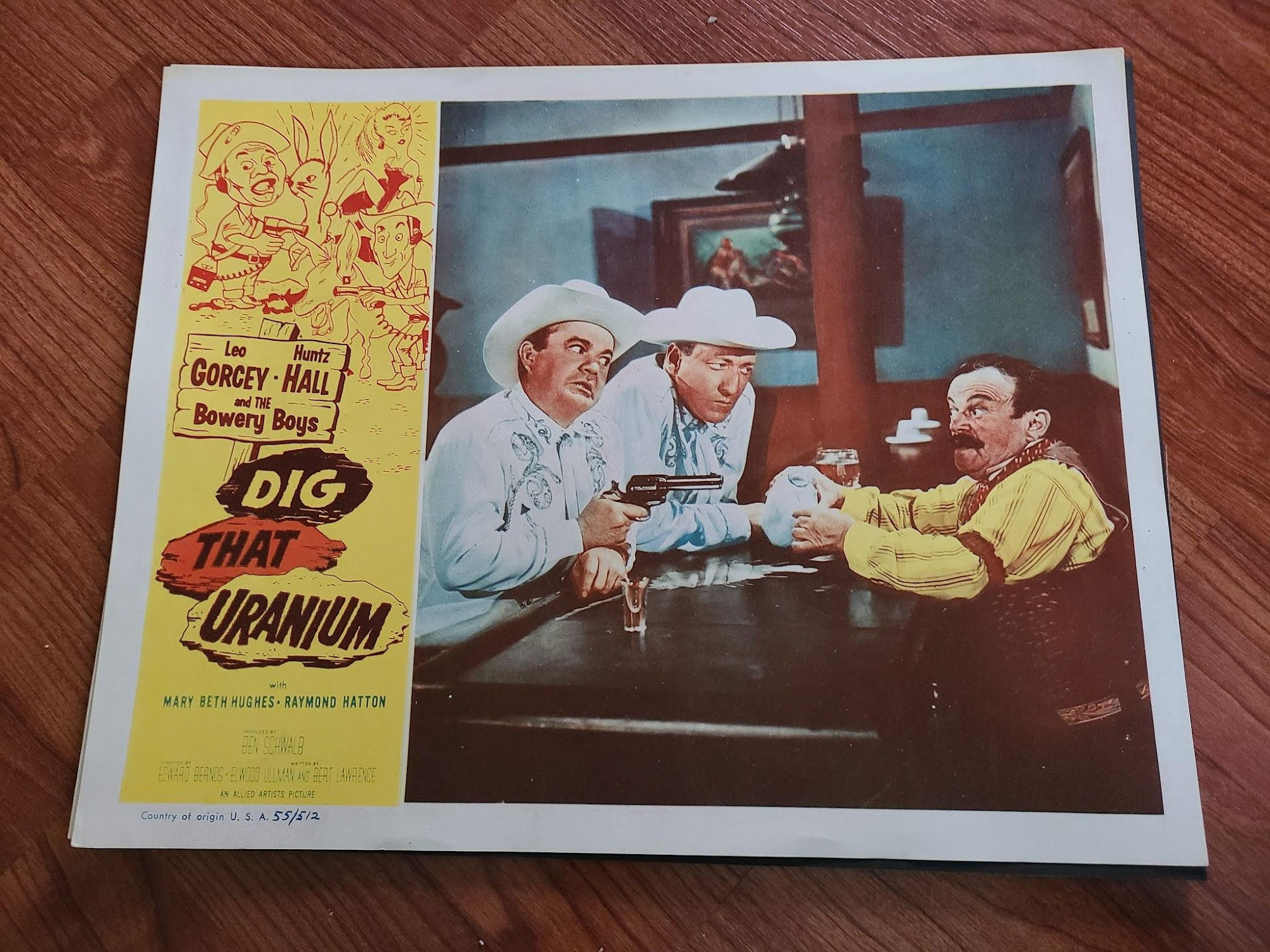 Dig That Uranium 1955 General Lobby Cards