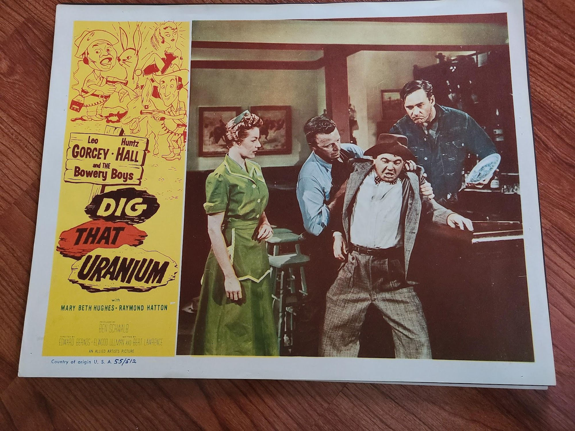 Dig That Uranium 1955 General Lobby Cards