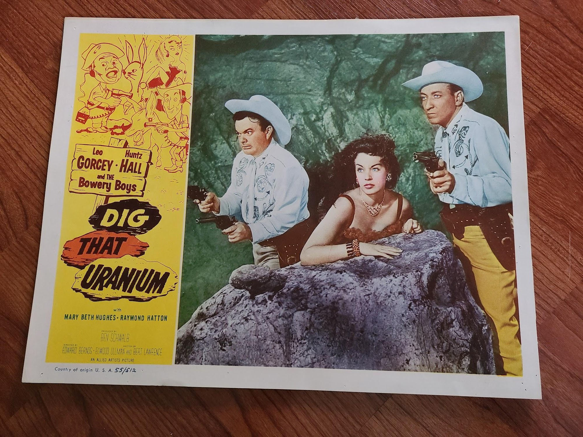 Dig That Uranium 1955 General Lobby Cards