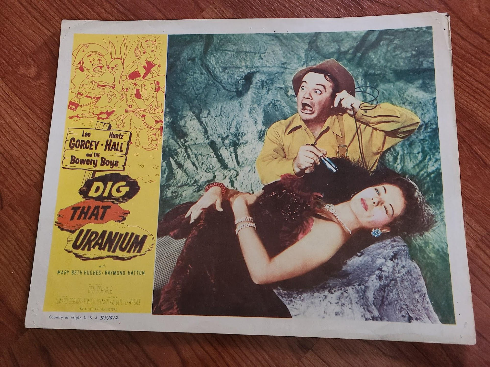 Dig That Uranium 1955 General Lobby Cards