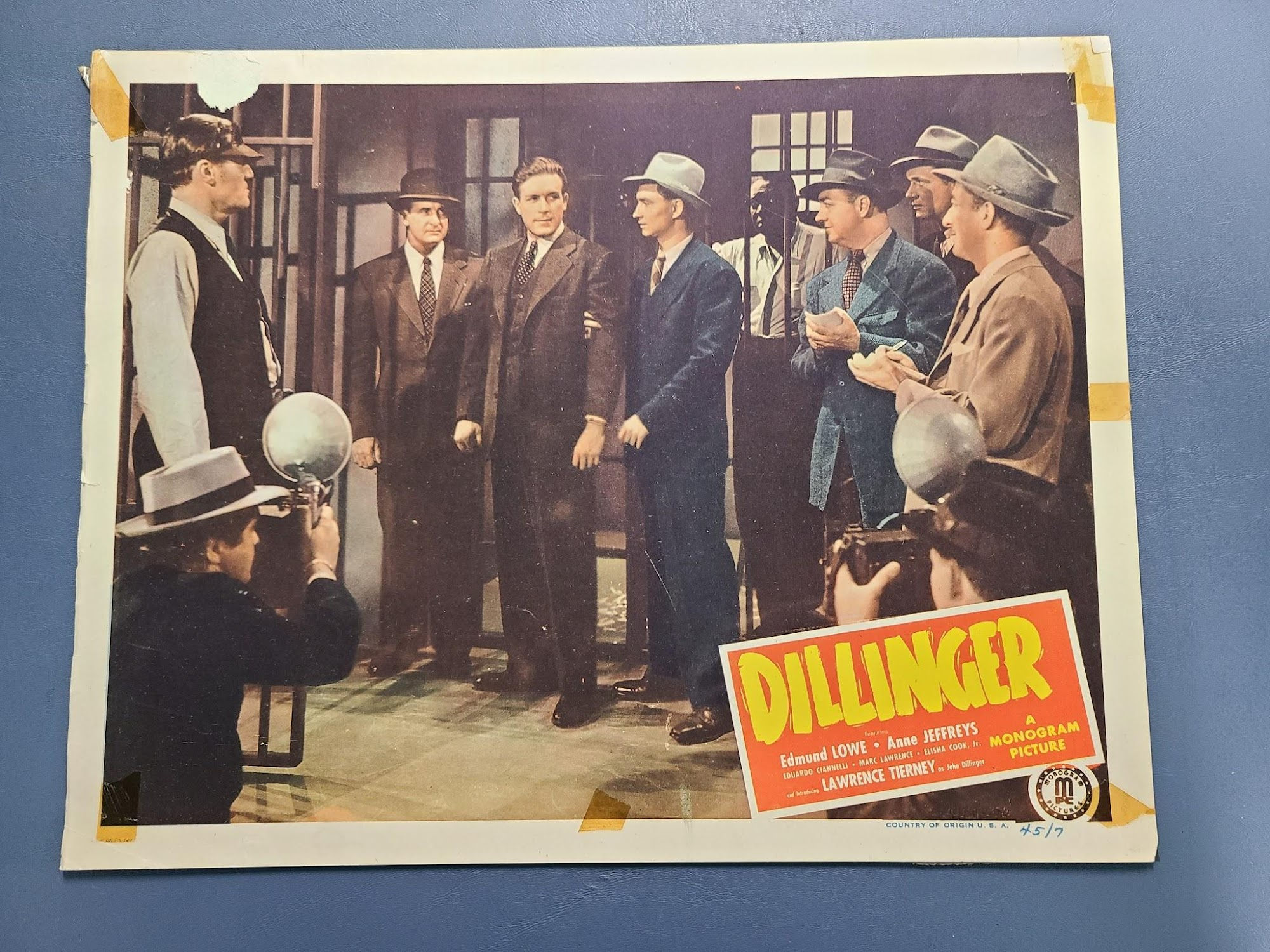Dillinger 1945 General Lobby Cards