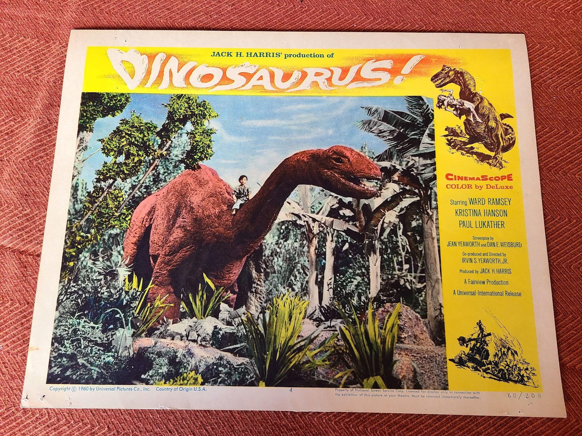 Dinosaurus 1960 Scifi/Horror
