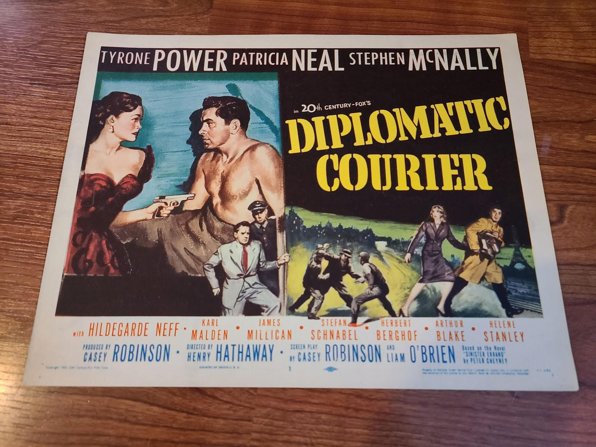 Diplomatic Courier 1952 Title Cards