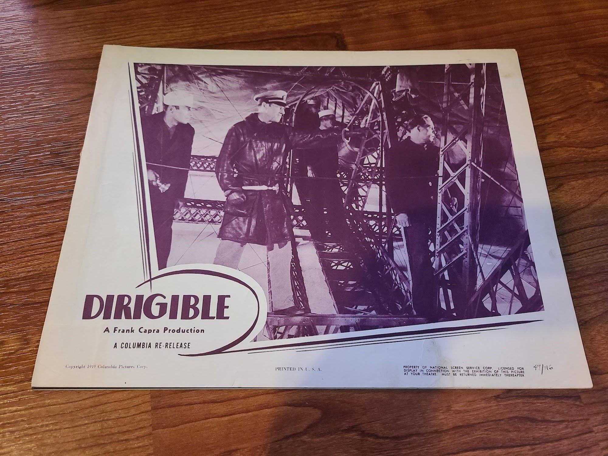 Dirigible 1931 Military/Aviation Lobby Cards