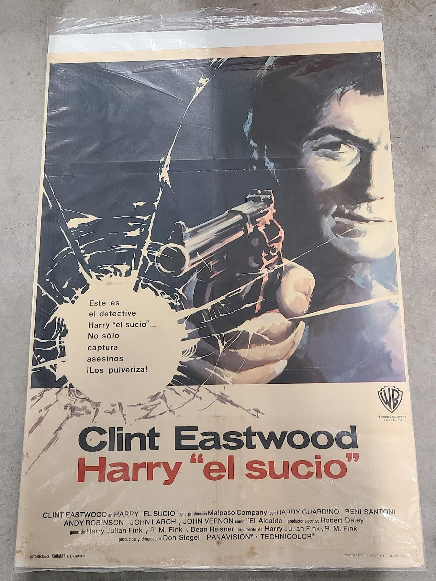 Dirty Harry 1971 1 Sheets/US