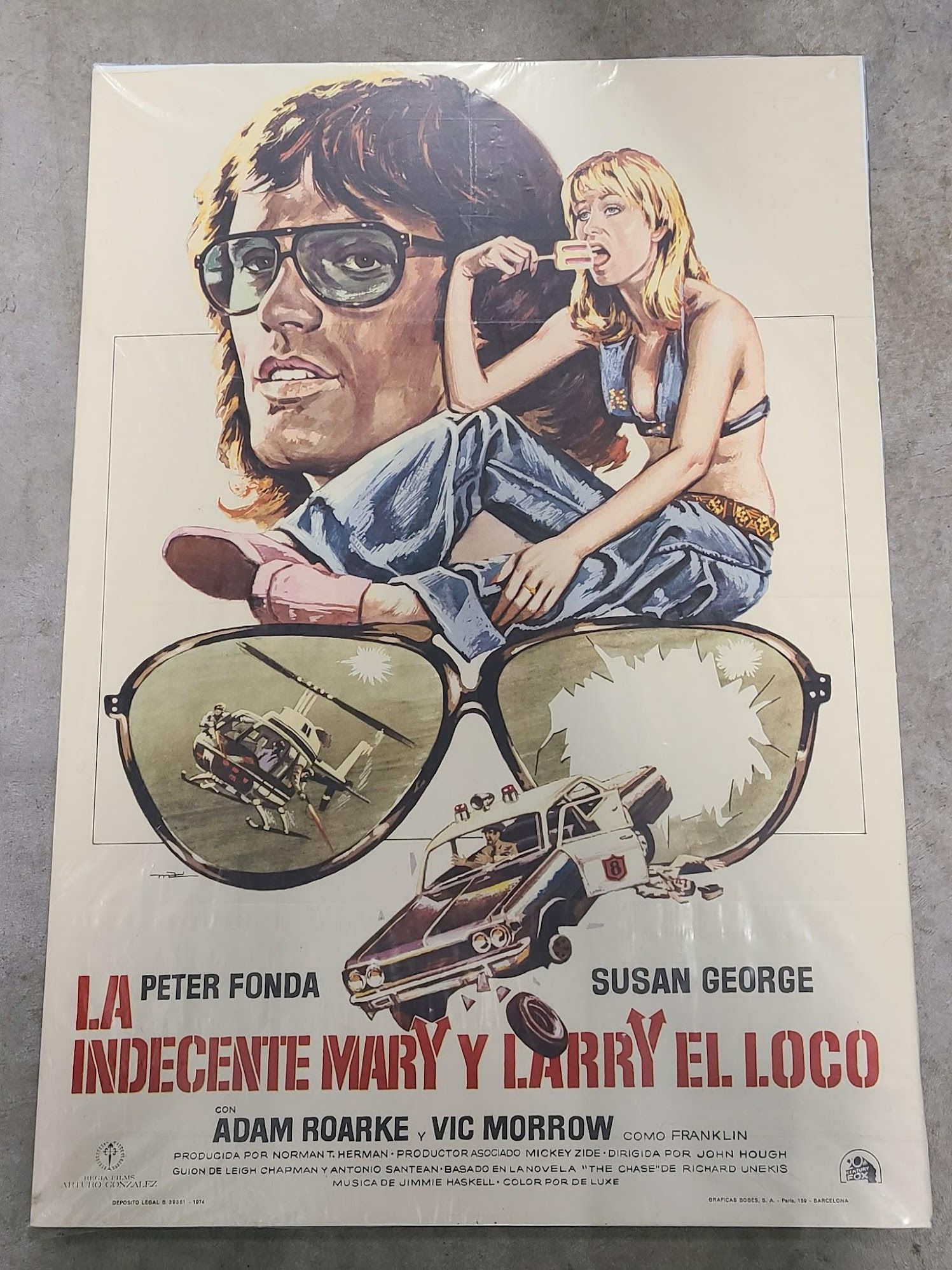 Dirty Mary Crazy Larry 1974 1 Sheets/US