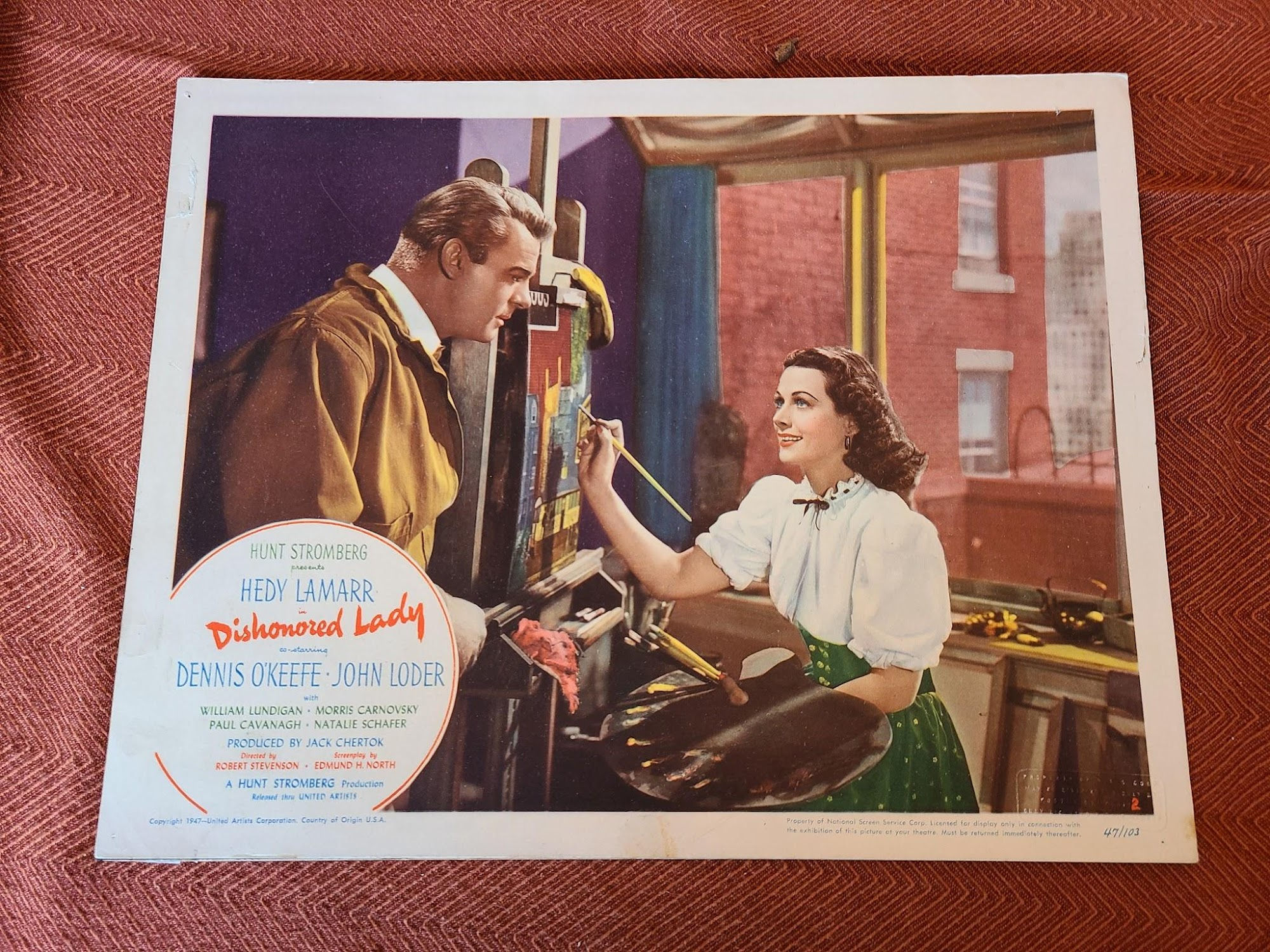 Dishonored Lady 1947 General Lobby Cards
