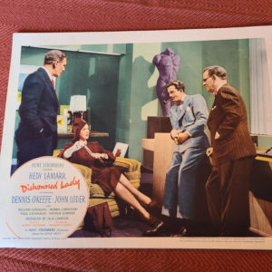 Dishonored Lady 1947 General Lobby Cards