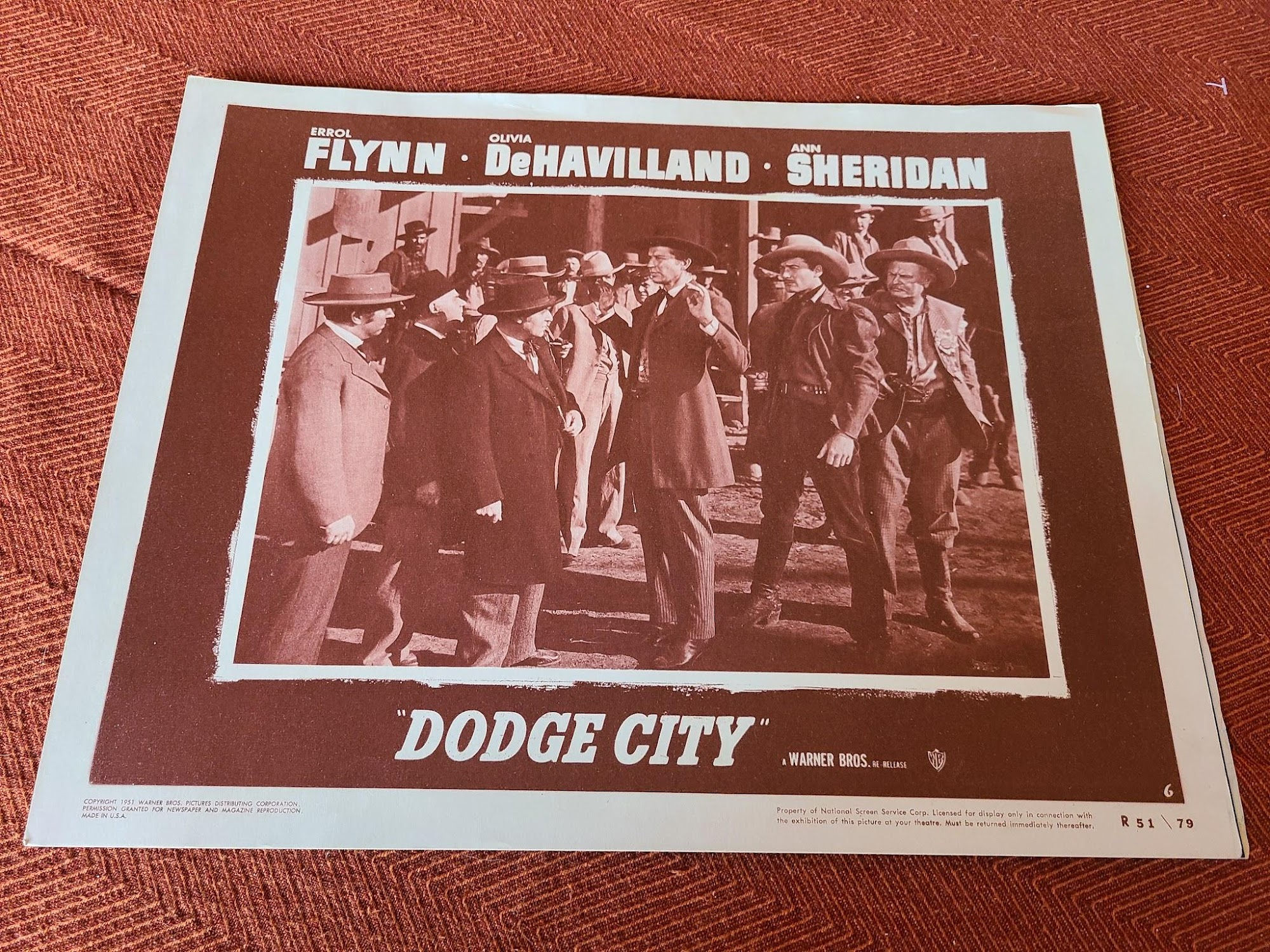 Dodge City 1939 Western Lobby Cards