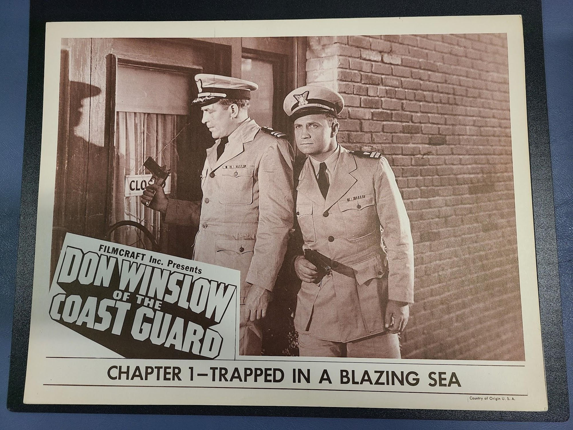 Don Winslow of The Coast Guard 1943 Serial Lobby Cards