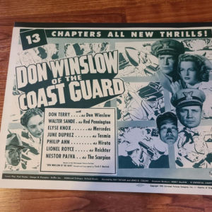 Don Winslow of The Coast Guard 1943 Serial Lobby Cards