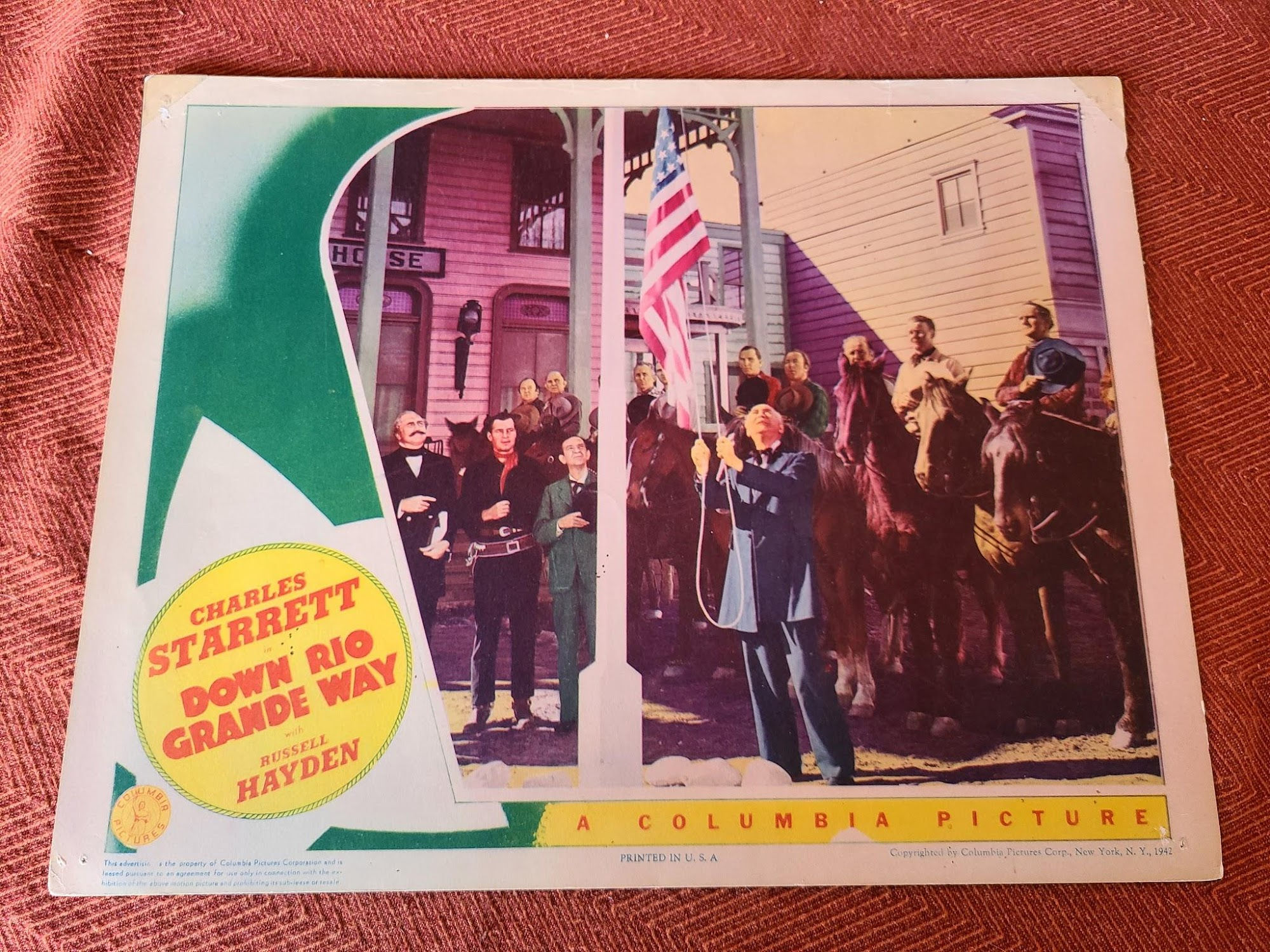 Down Rio Grande Way 1942 Western Lobby Cards