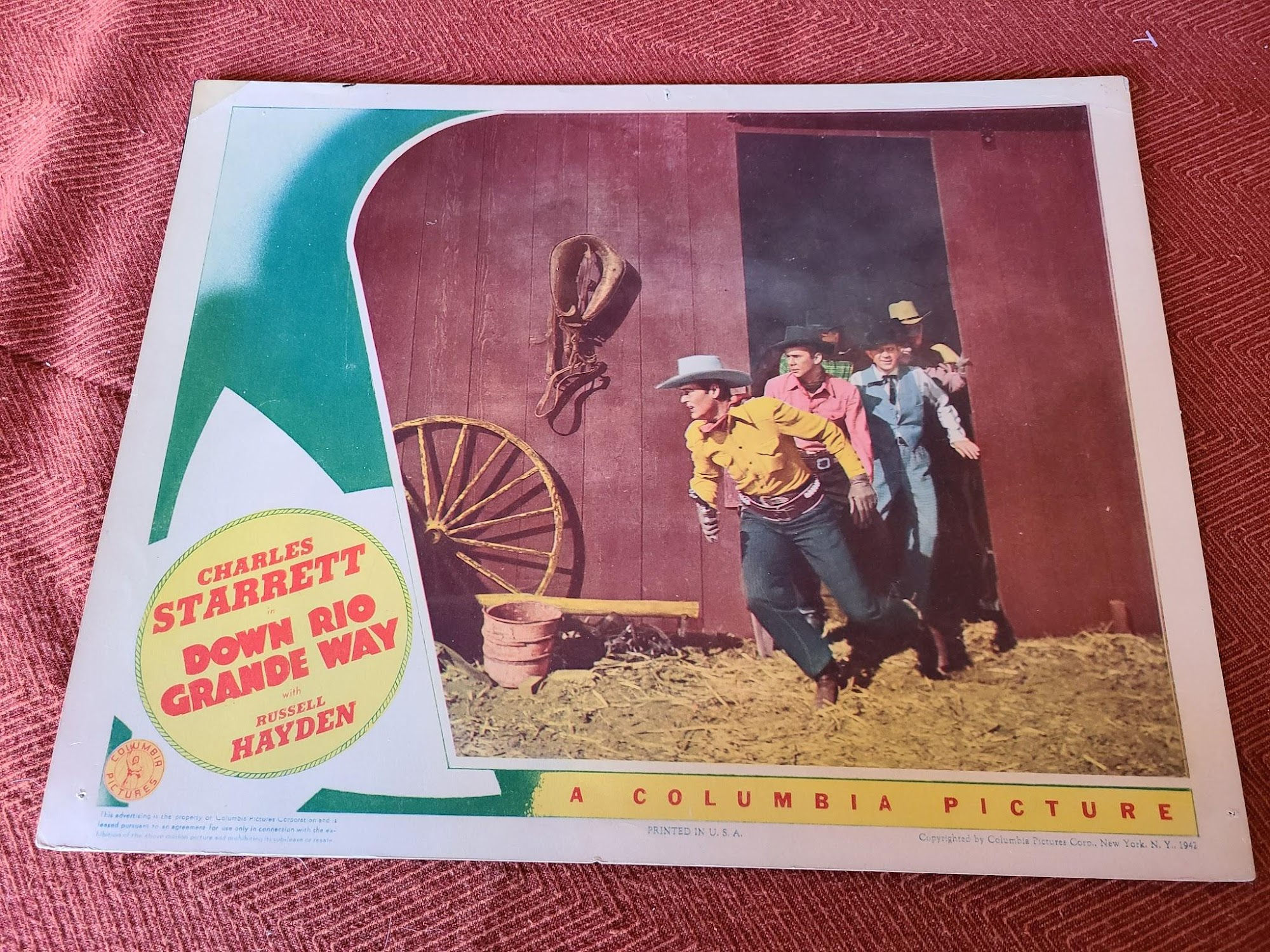 Down Rio Grande Way 1942 Western Lobby Cards