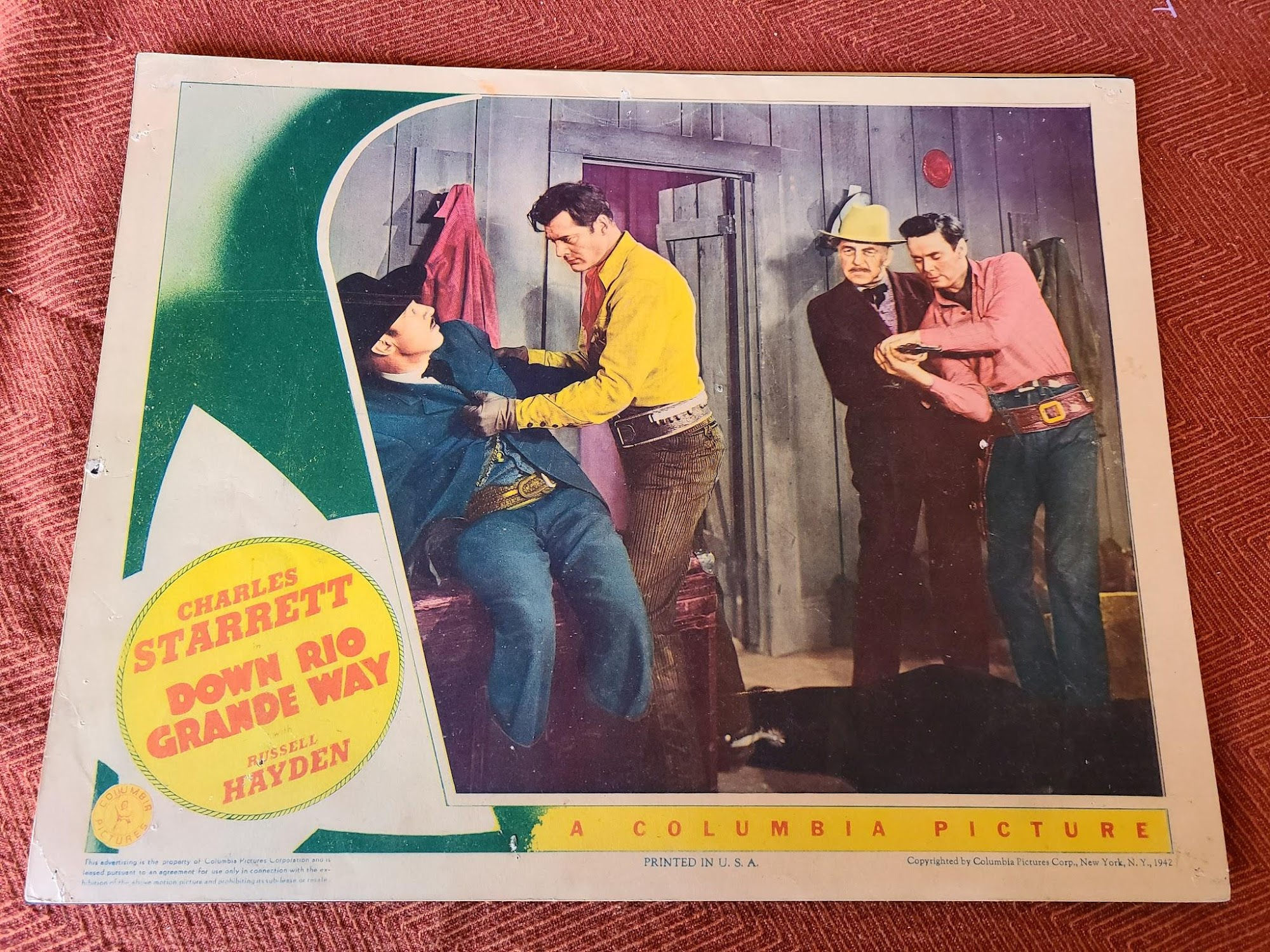 Down Rio Grande Way 1942 Western Lobby Cards