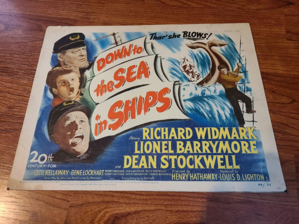 Down To The Sea In Ships 1949 Title Cards