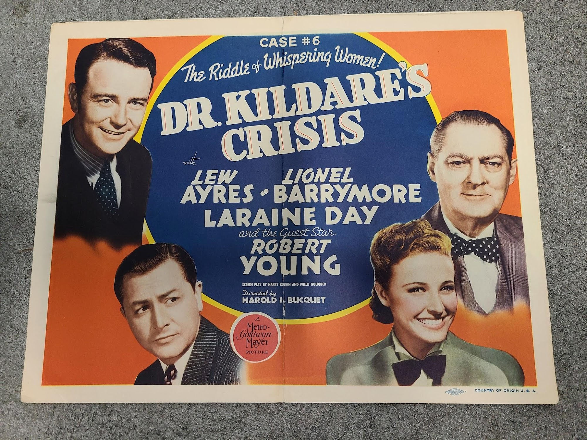 Dr. Kildare's Crisis 1940 Title Cards