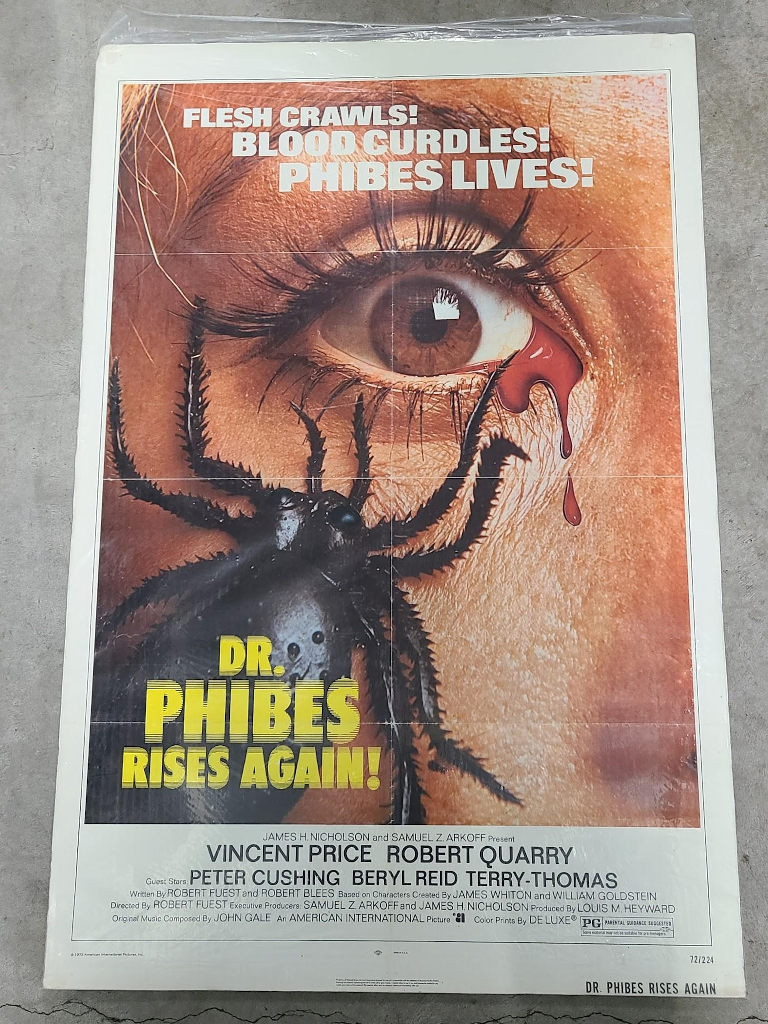 Dr. Phibes Rises Again 1972 1 Sheets/US