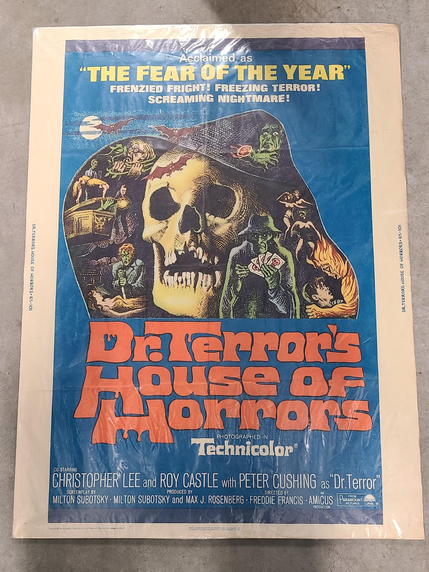 Dr. Terror's House Of Horrors 1965 UK/US 30x40