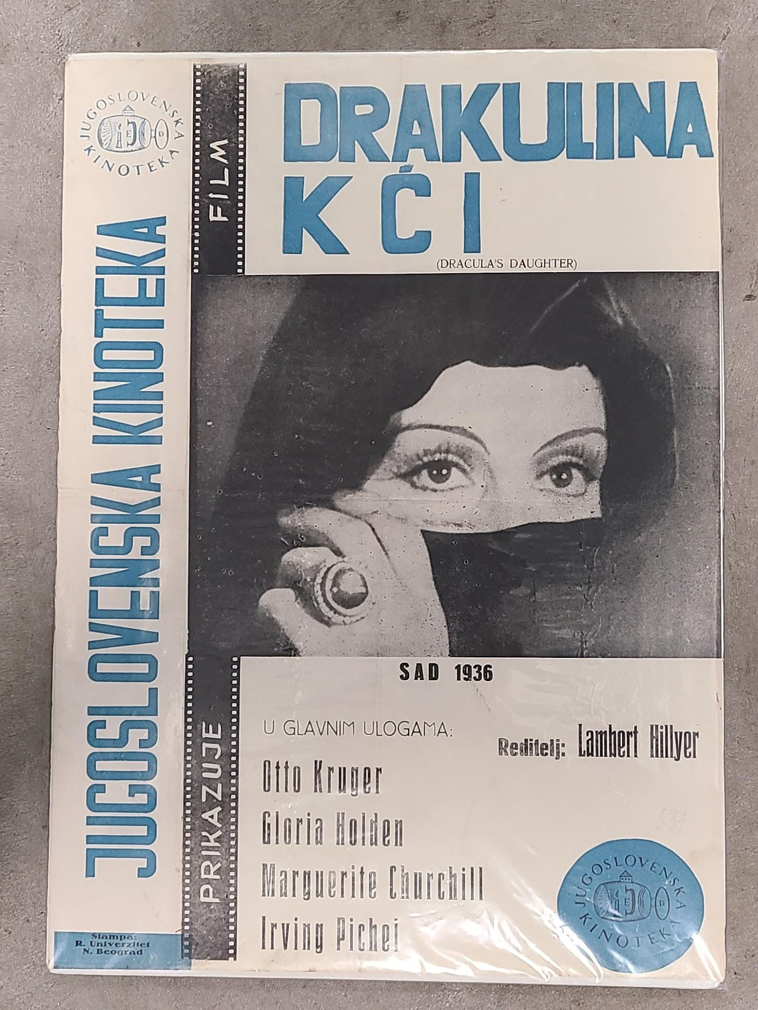 Dracula's Daughter 1936 Yugo/Turkish