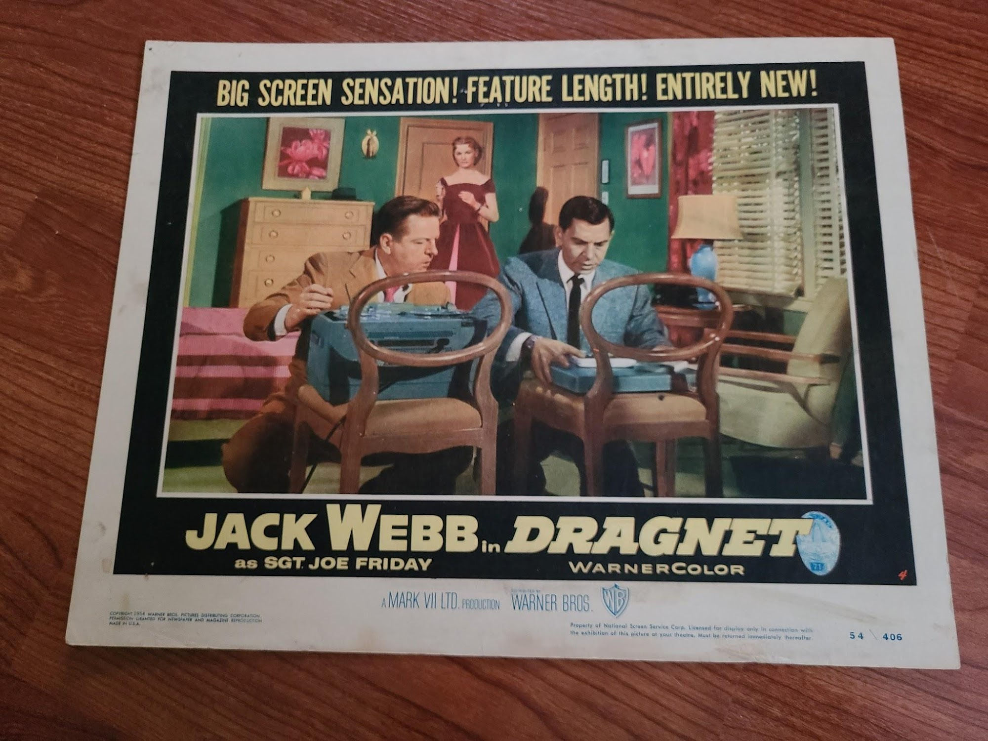 Dragnet 1954 General Lobby Cards