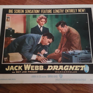 Dragnet 1954 General Lobby Cards