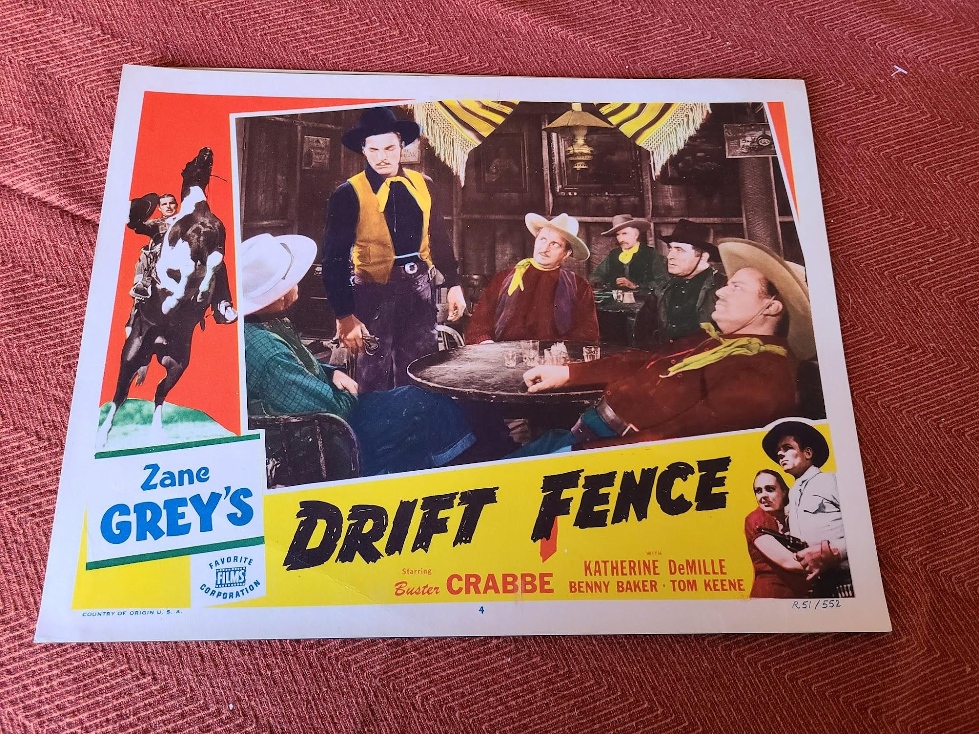 Drift Fence 1936 Western Lobby Cards