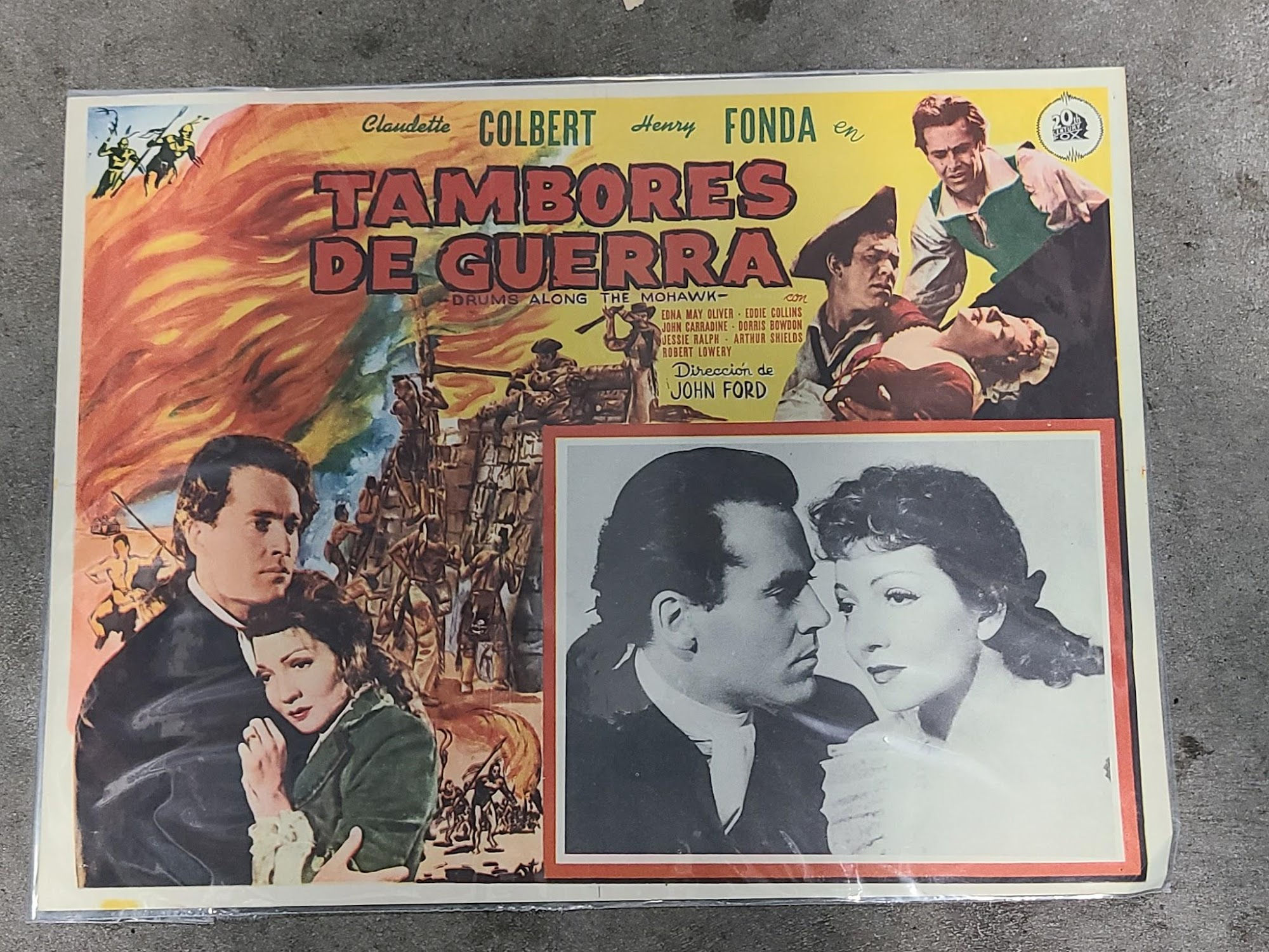 Drums Along The Mohawk 1939 Mexican Lobby Cards