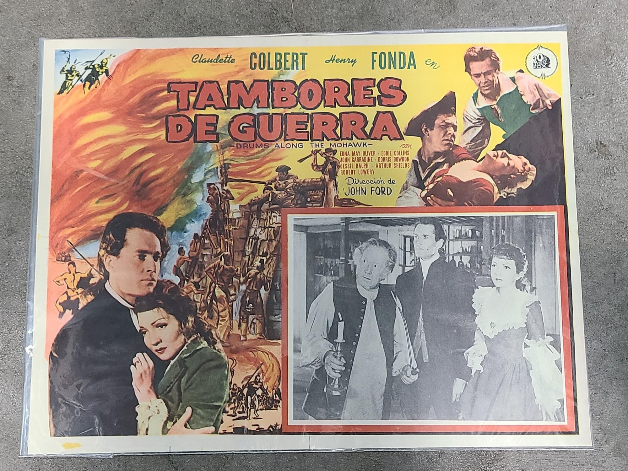 Drums Along The Mohawk 1939 Mexican Lobby Cards