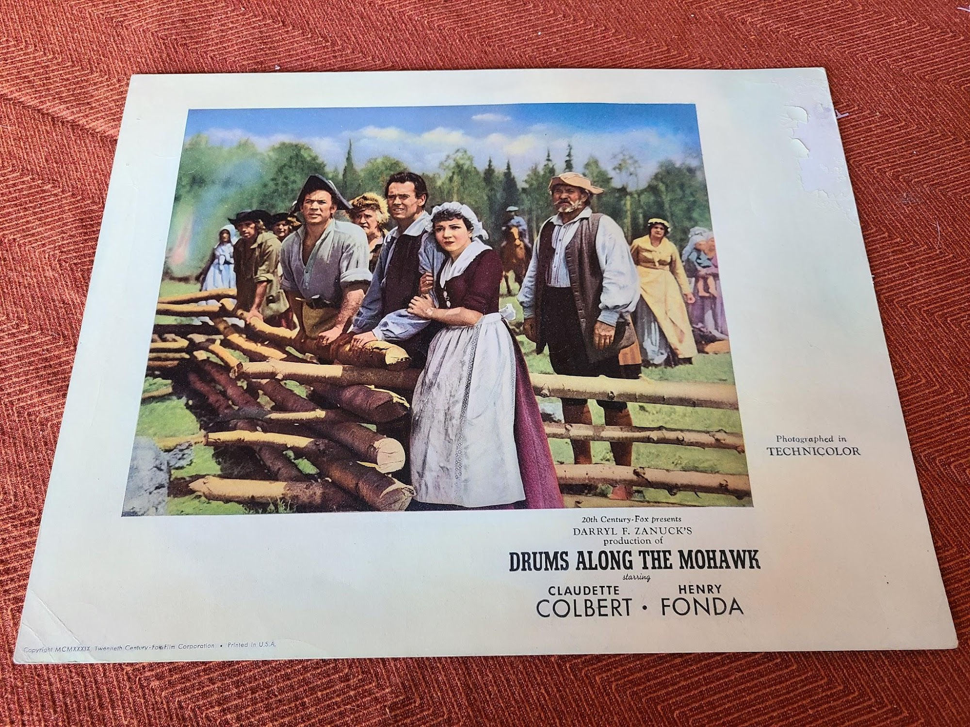 Drums Along The Mohawk 1939 Western Lobby Cards