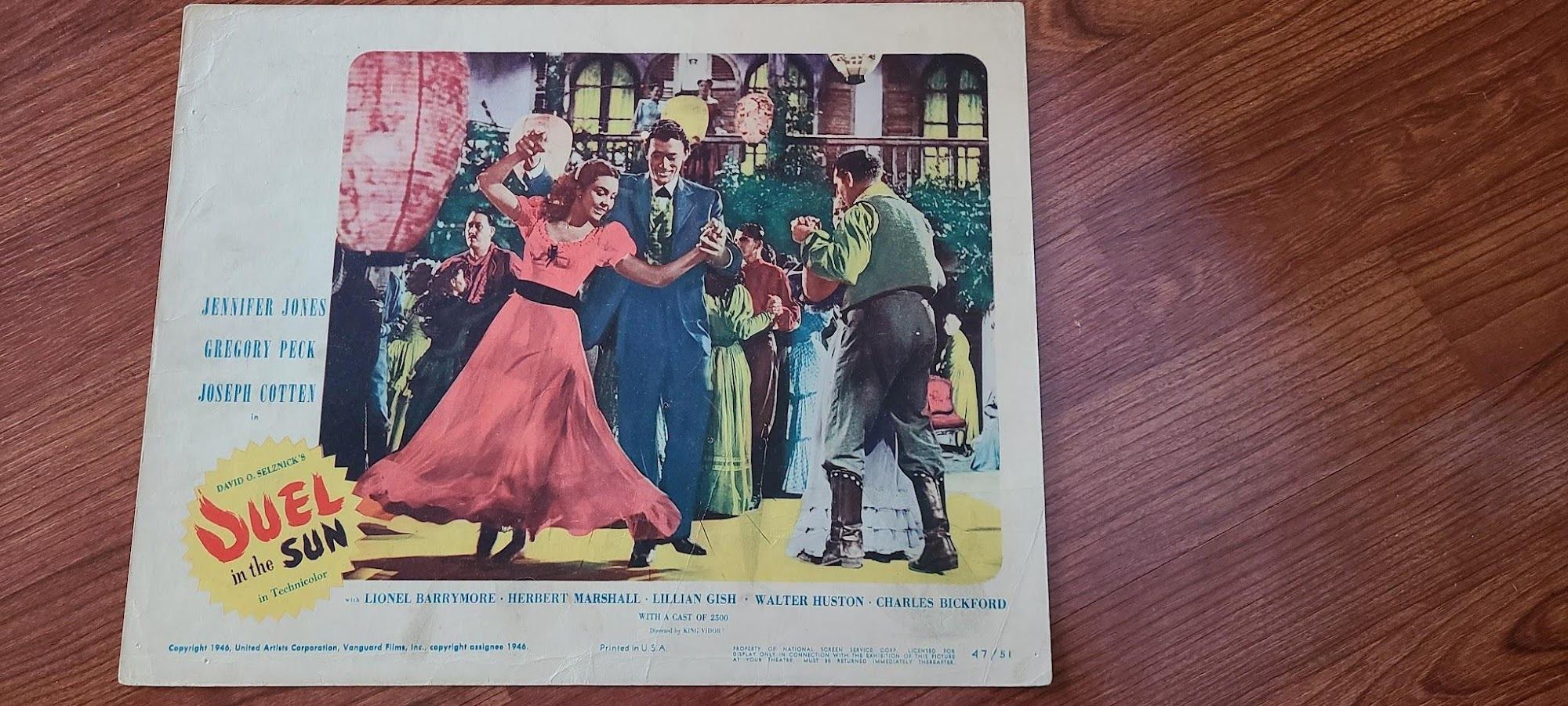 Duel In The Sun 1946 Western Lobby Cards