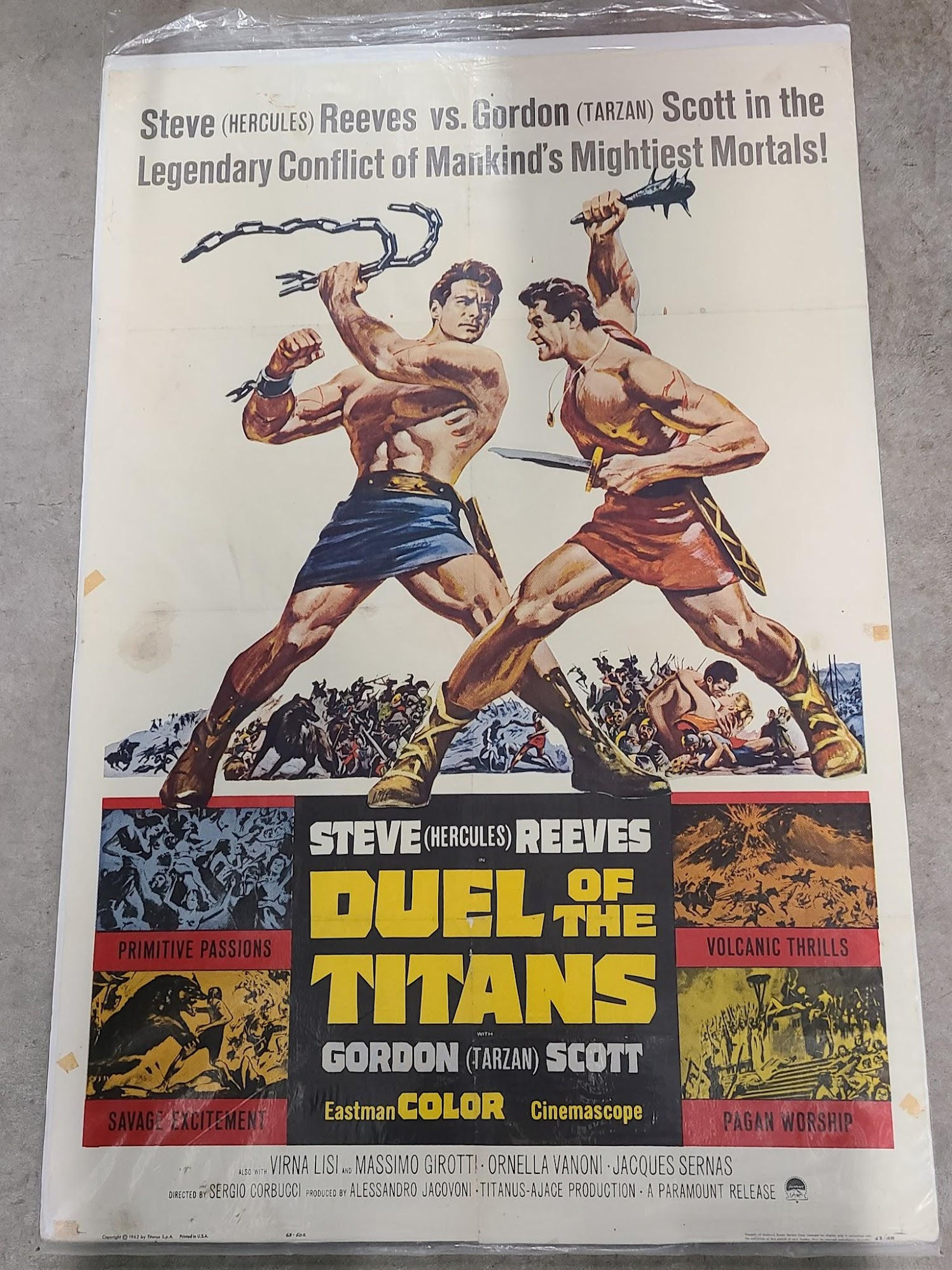 Duel Of The Titans 1963 1 Sheets/US