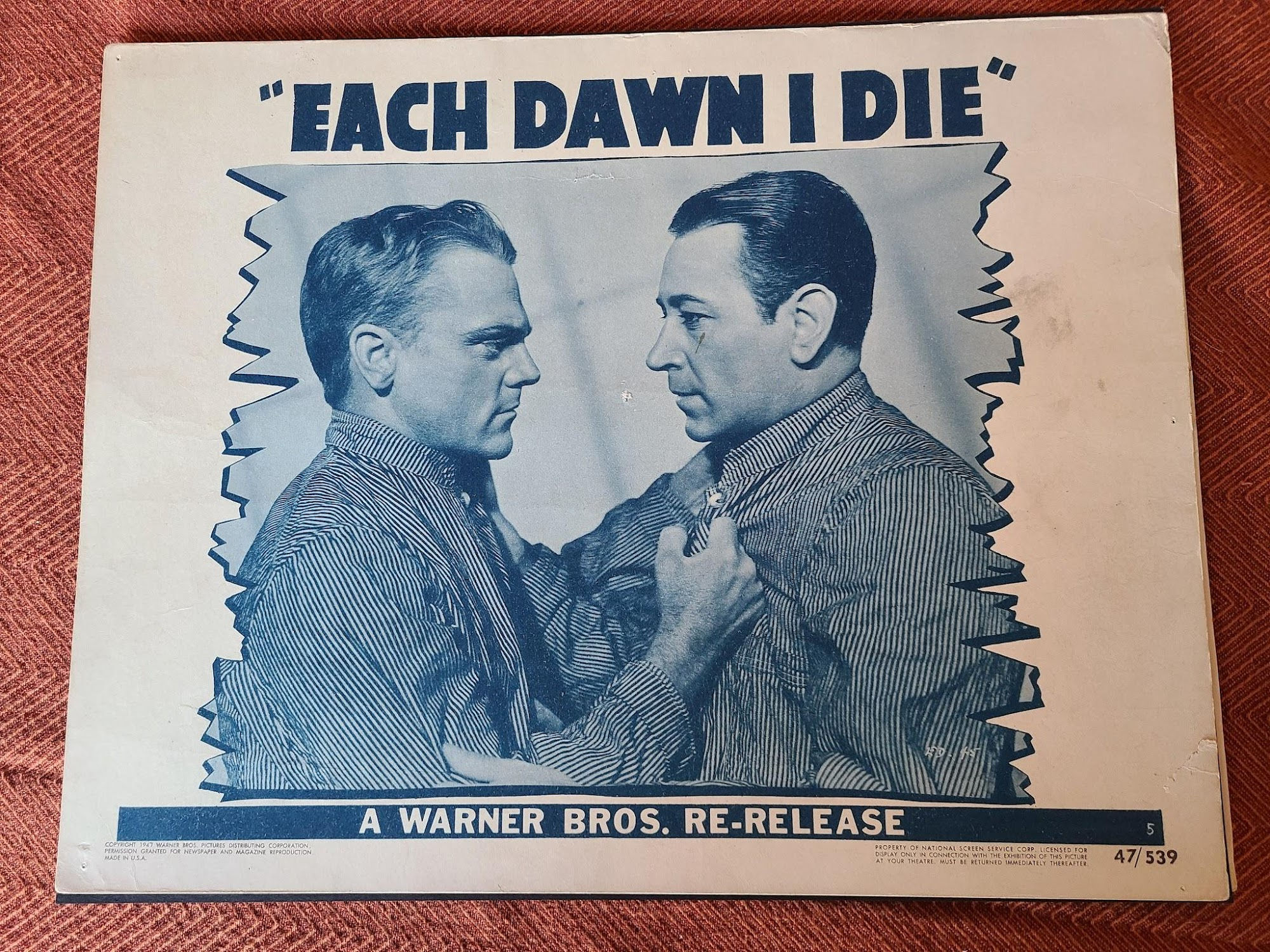 Each Dawn I Die 1939 General Lobby Cards