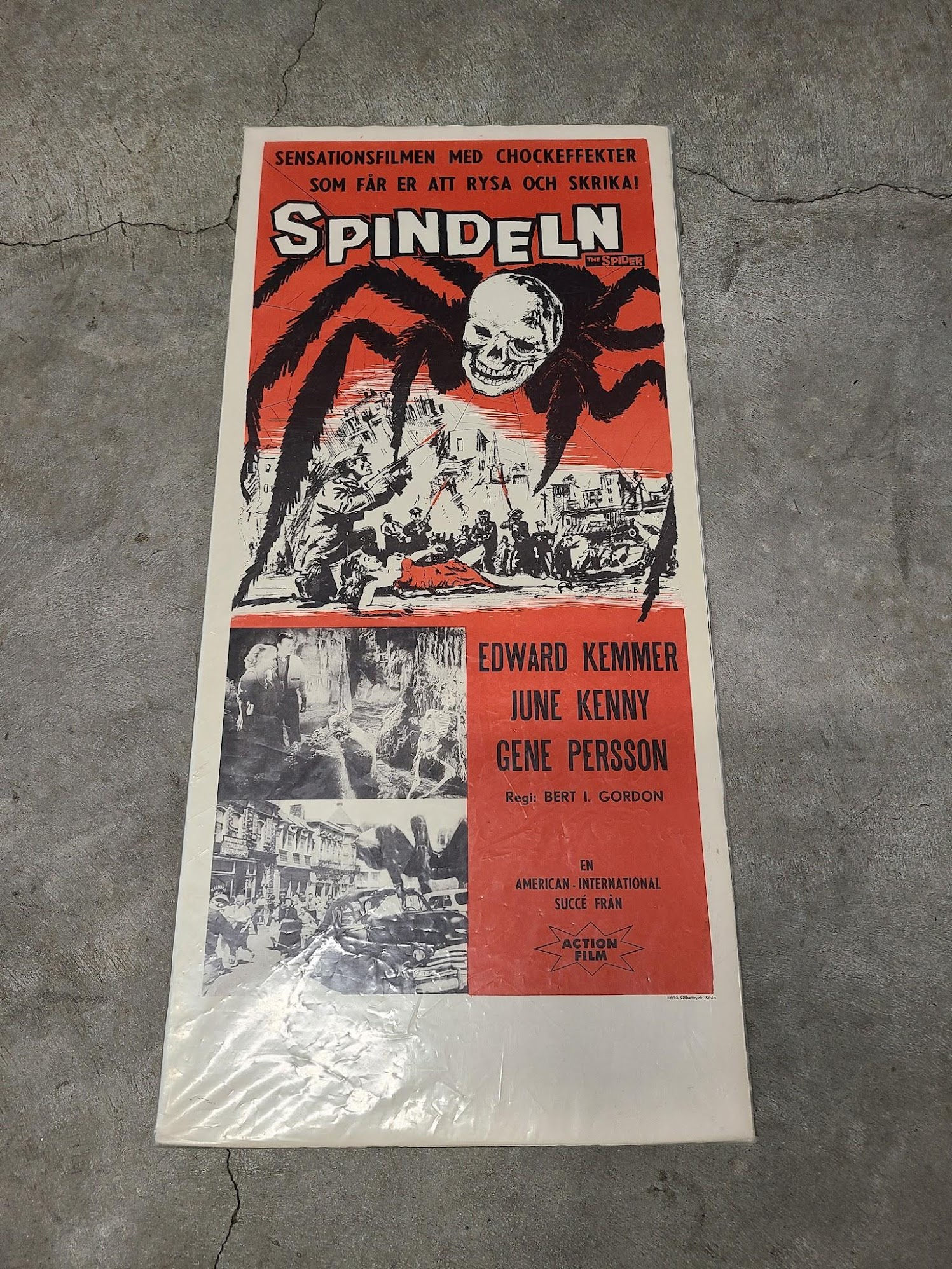 Earth vs. The Spider 1958 Swedish Slope