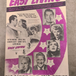 Easy Living 1949 1 Sheets/US