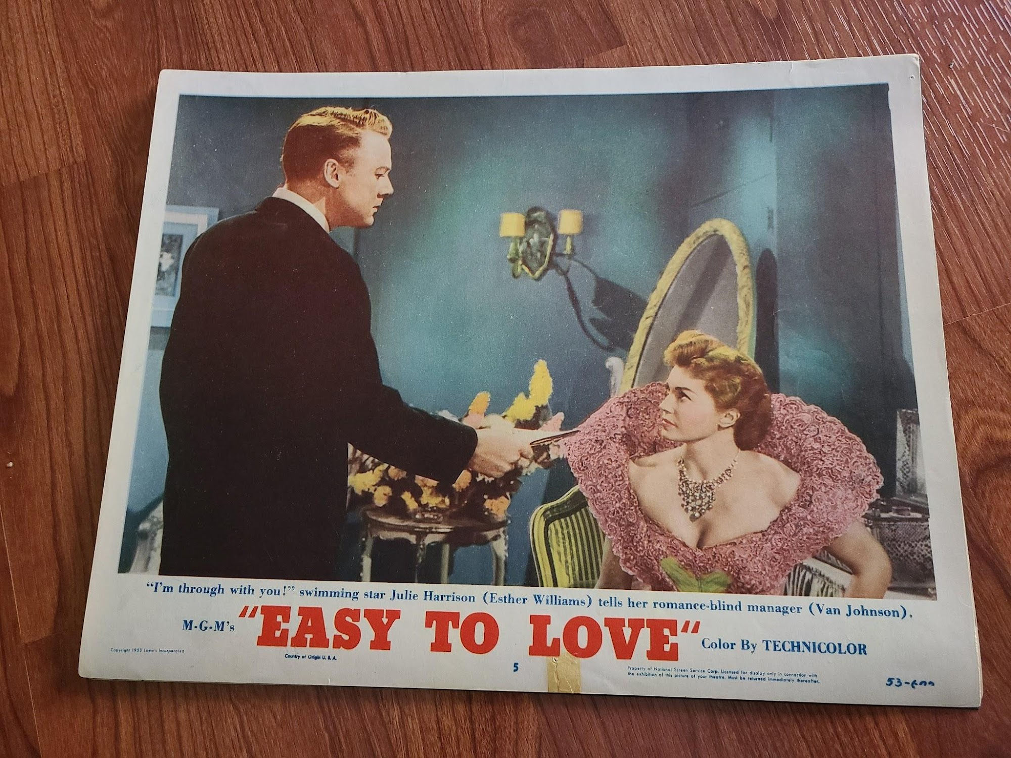 Easy To Love 1953 General Lobby Cards