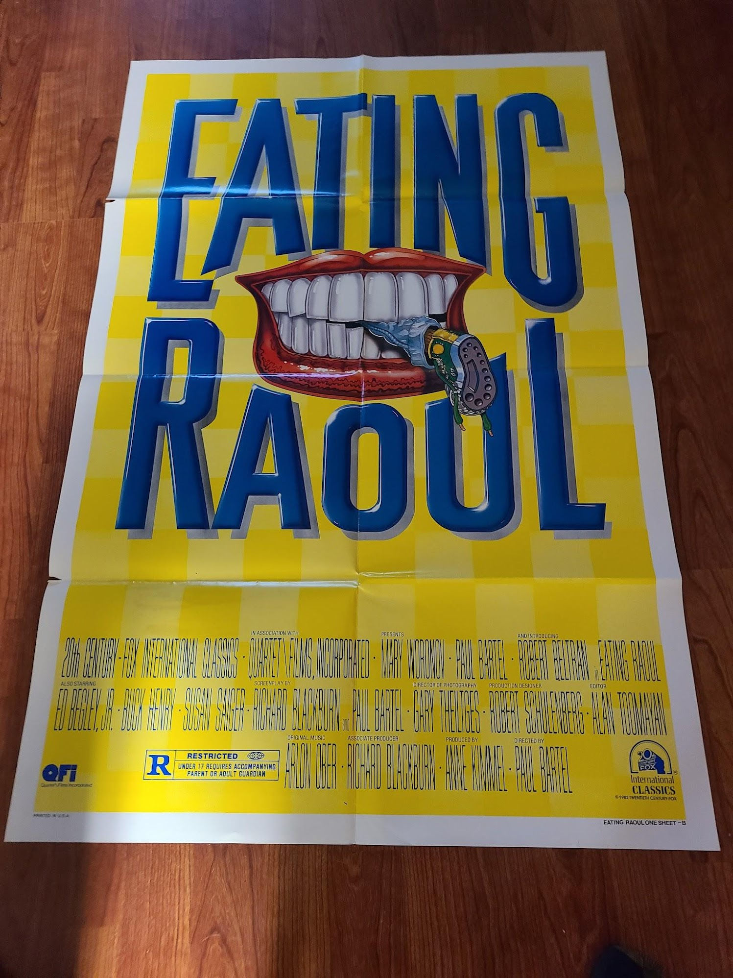 Eating Raoul 1982 1 Sheets/US